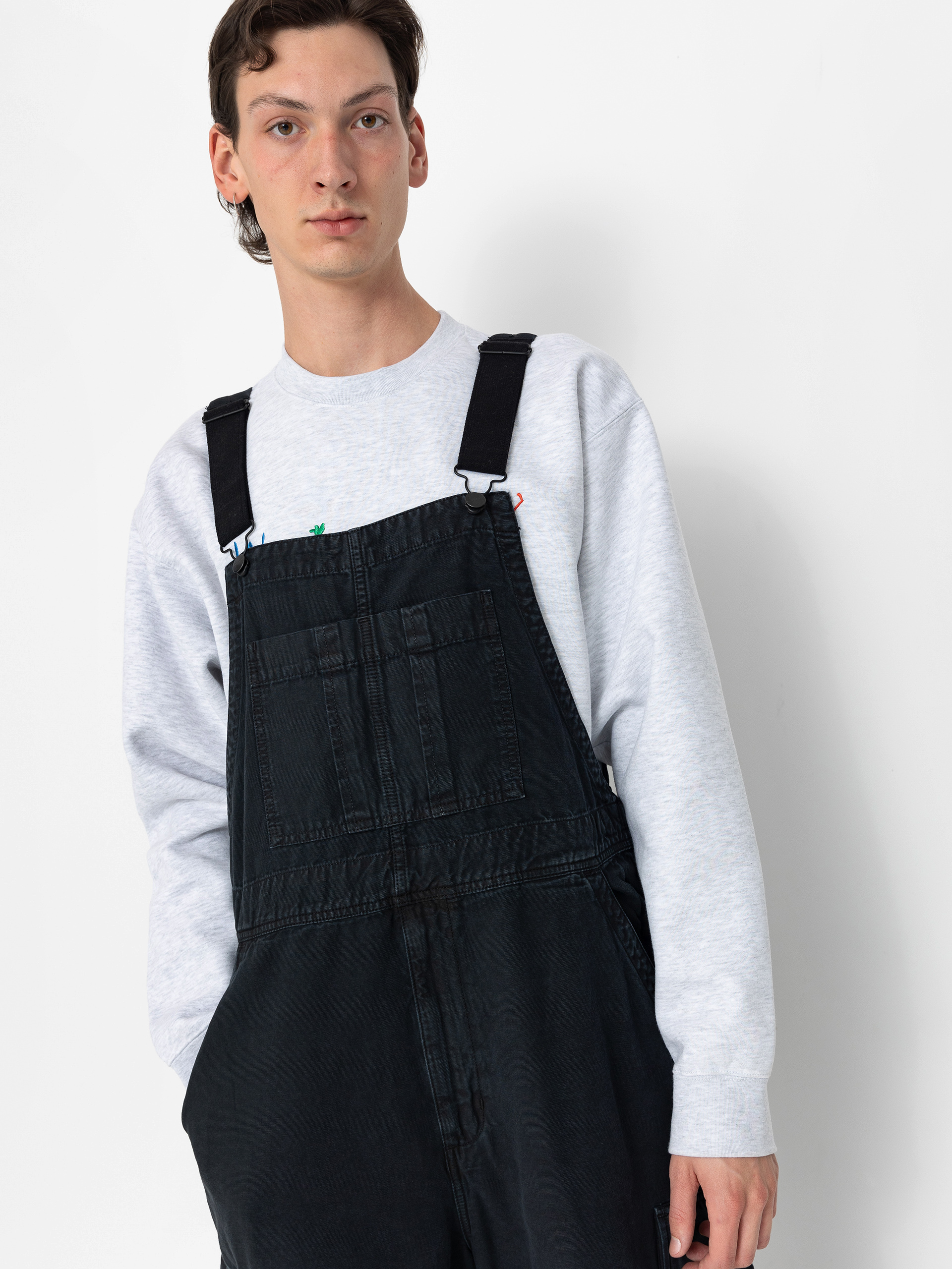 Carhartt WIP Pants Cargo Bib Overall black (black)