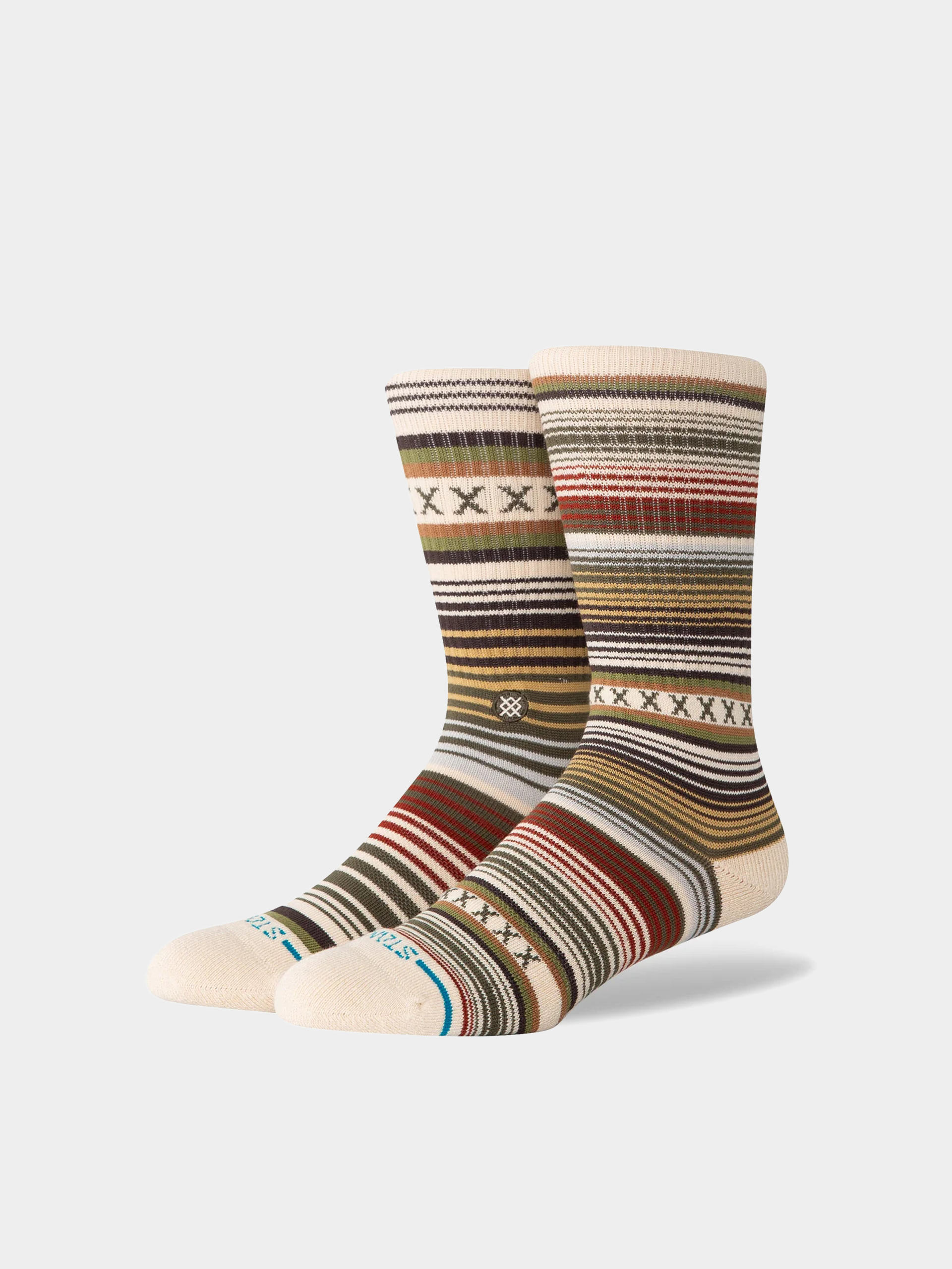 Stance Curren St Crew Socks (tan)