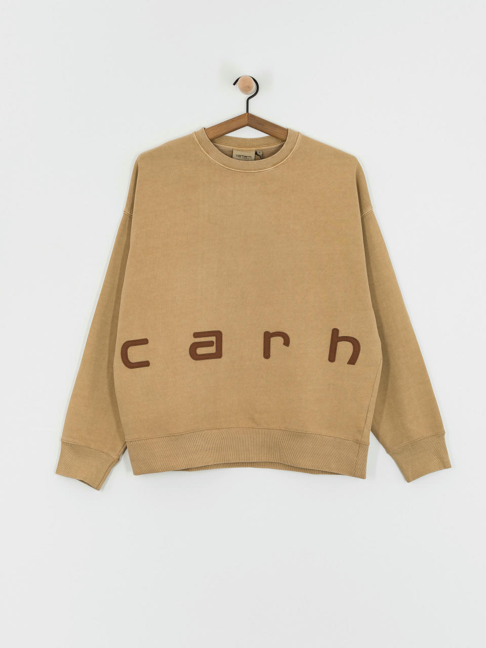 Carhartt WIP Felt Script Sweatshirt (peanut/tobacco)