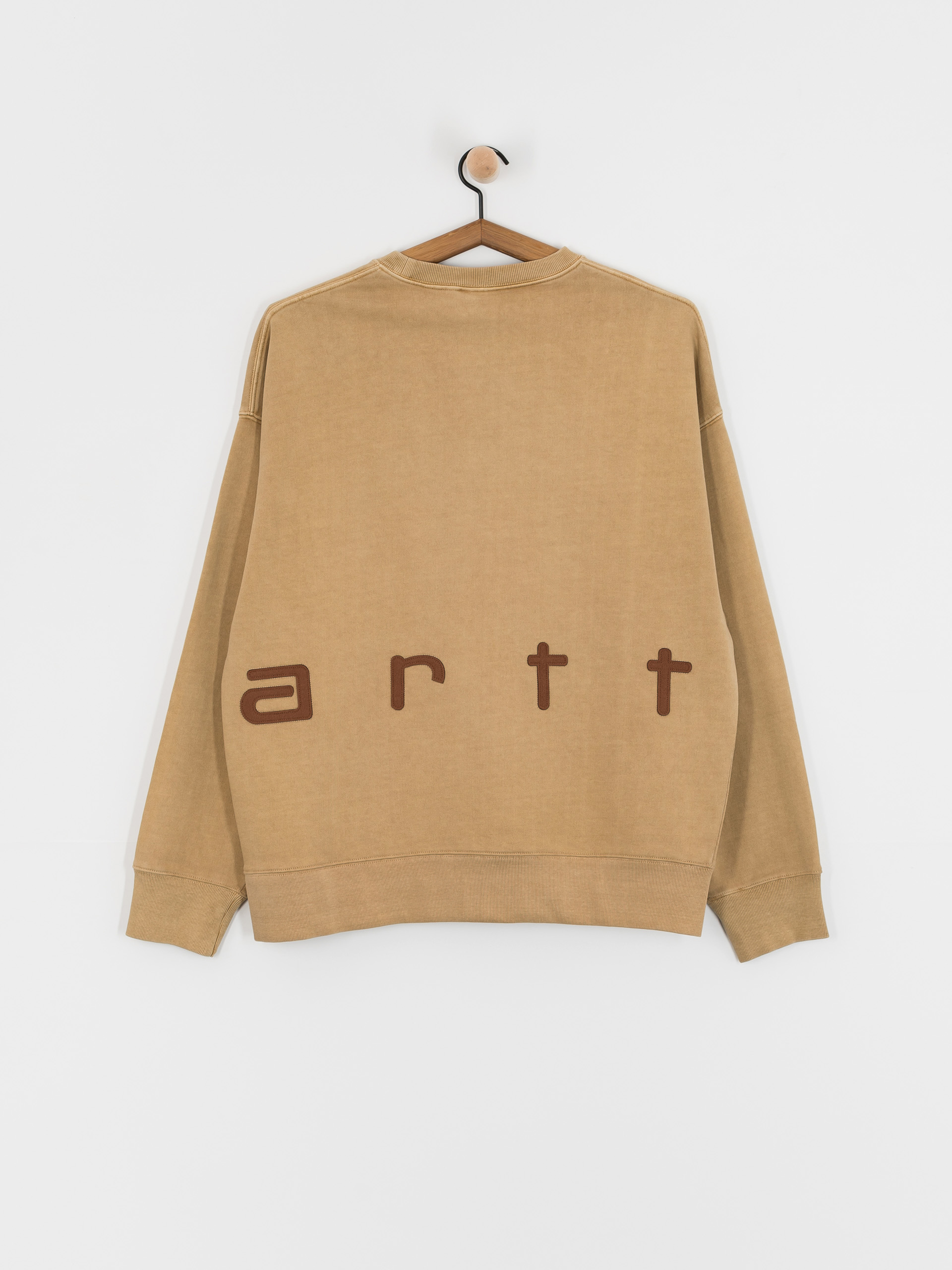 Carhartt WIP Felt Script Sweatshirt (peanut/tobacco)