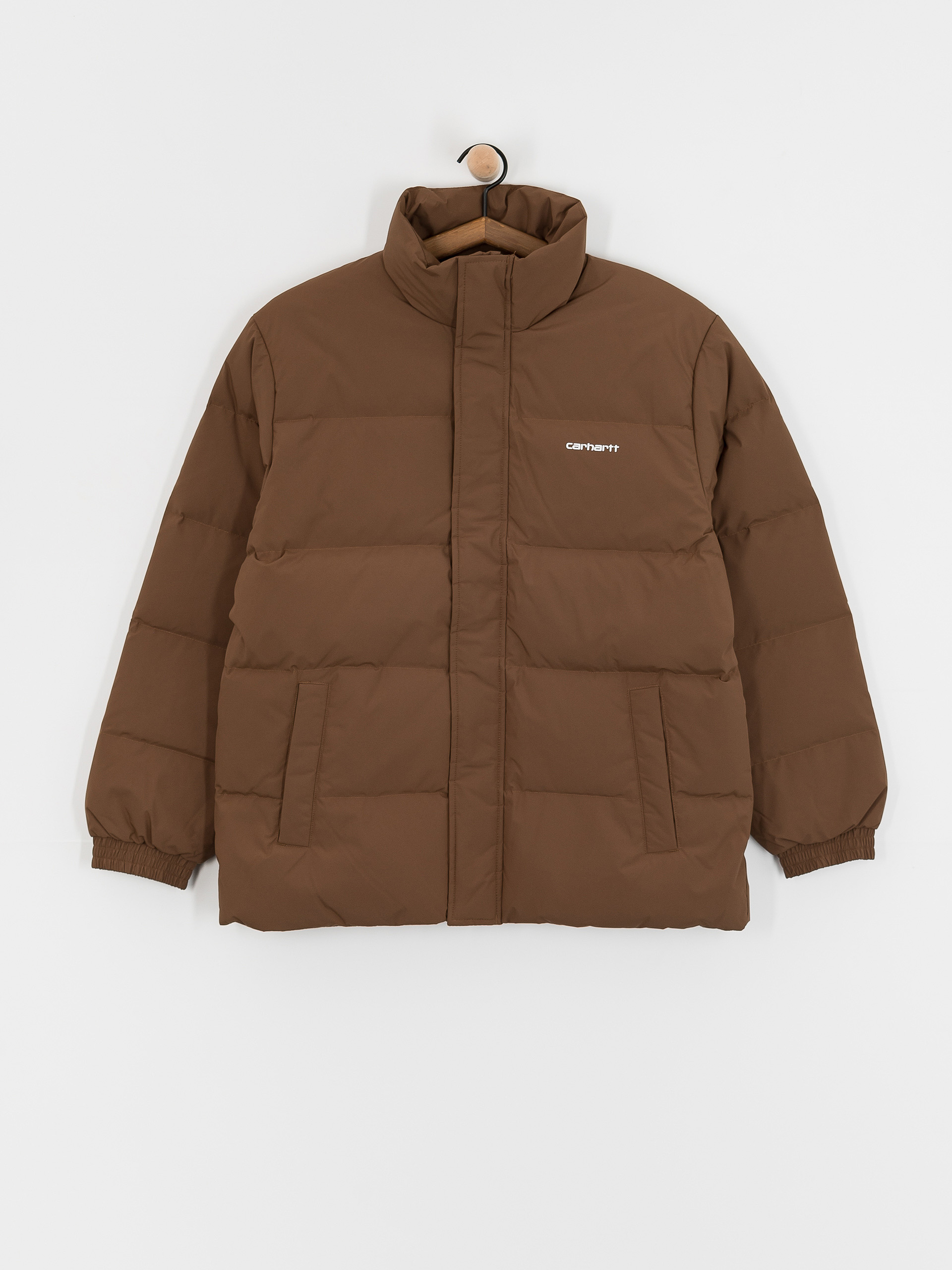 Carhartt WIP Jacket Danville - brown (chocolate/white)