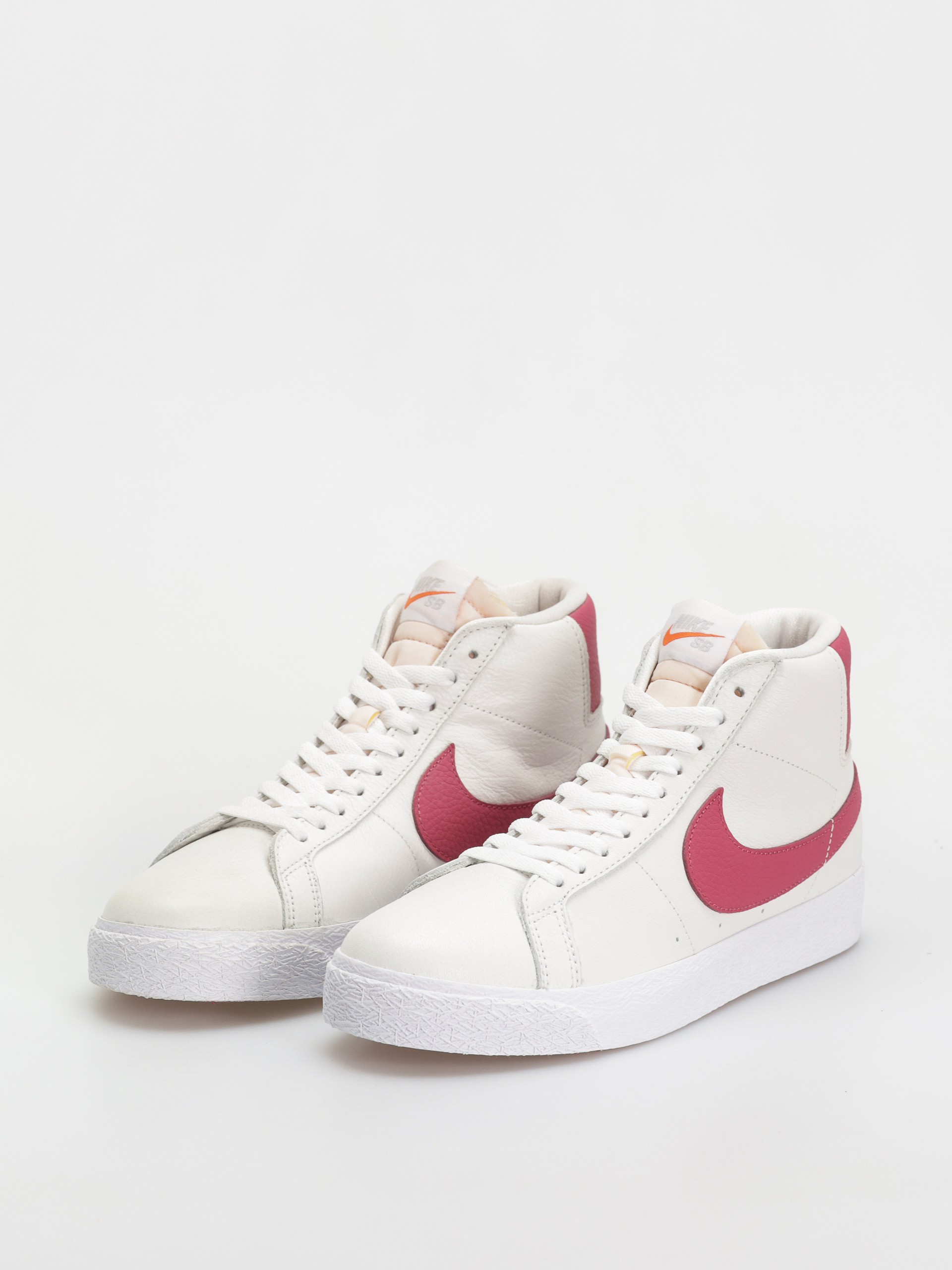 Nike SB Zoom Blazer Mid Iso Schuhe (white/sweet beet white sweet beet)