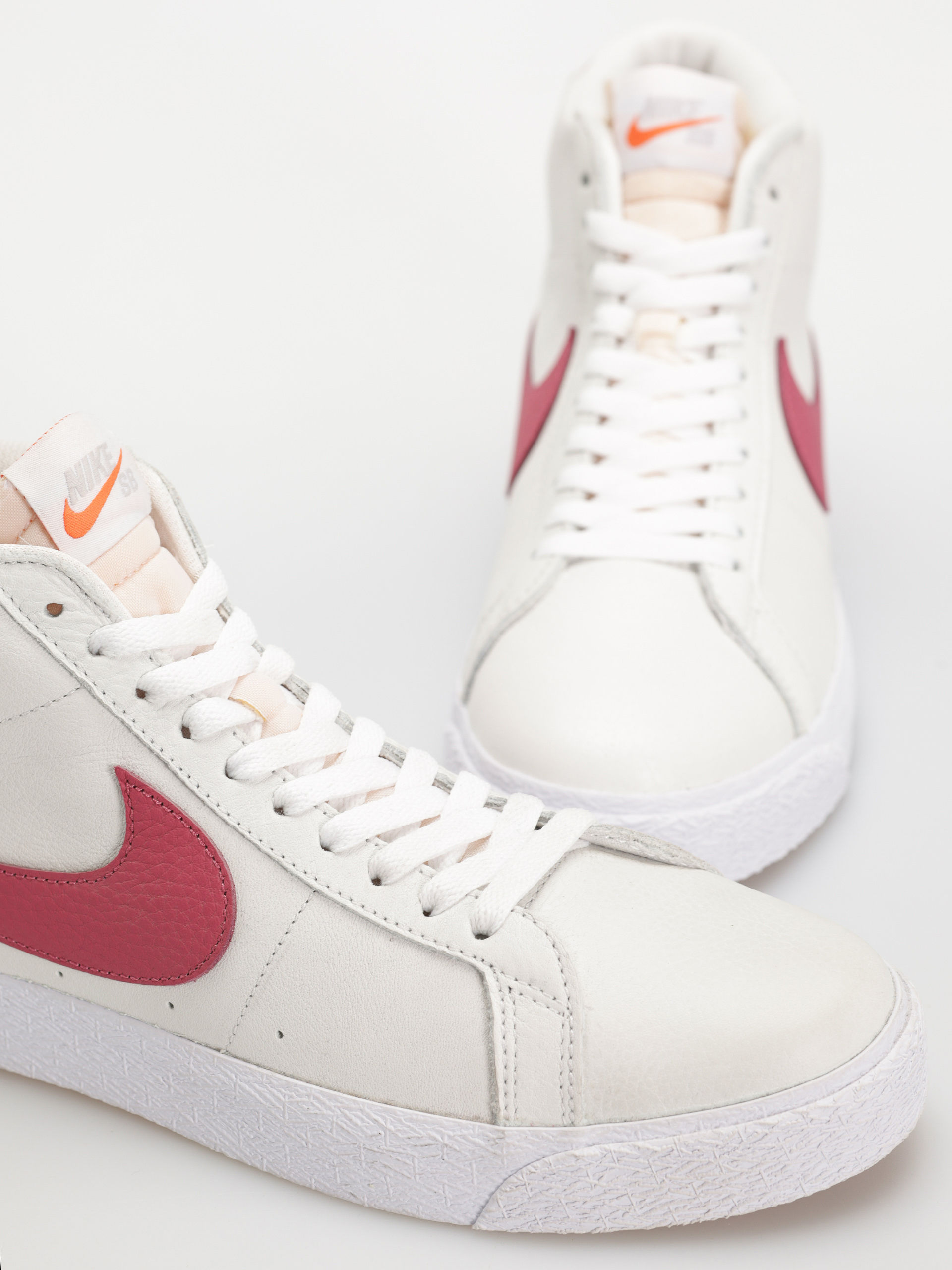 Nike SB Zoom Blazer Mid Iso Schuhe (white/sweet beet white sweet beet)