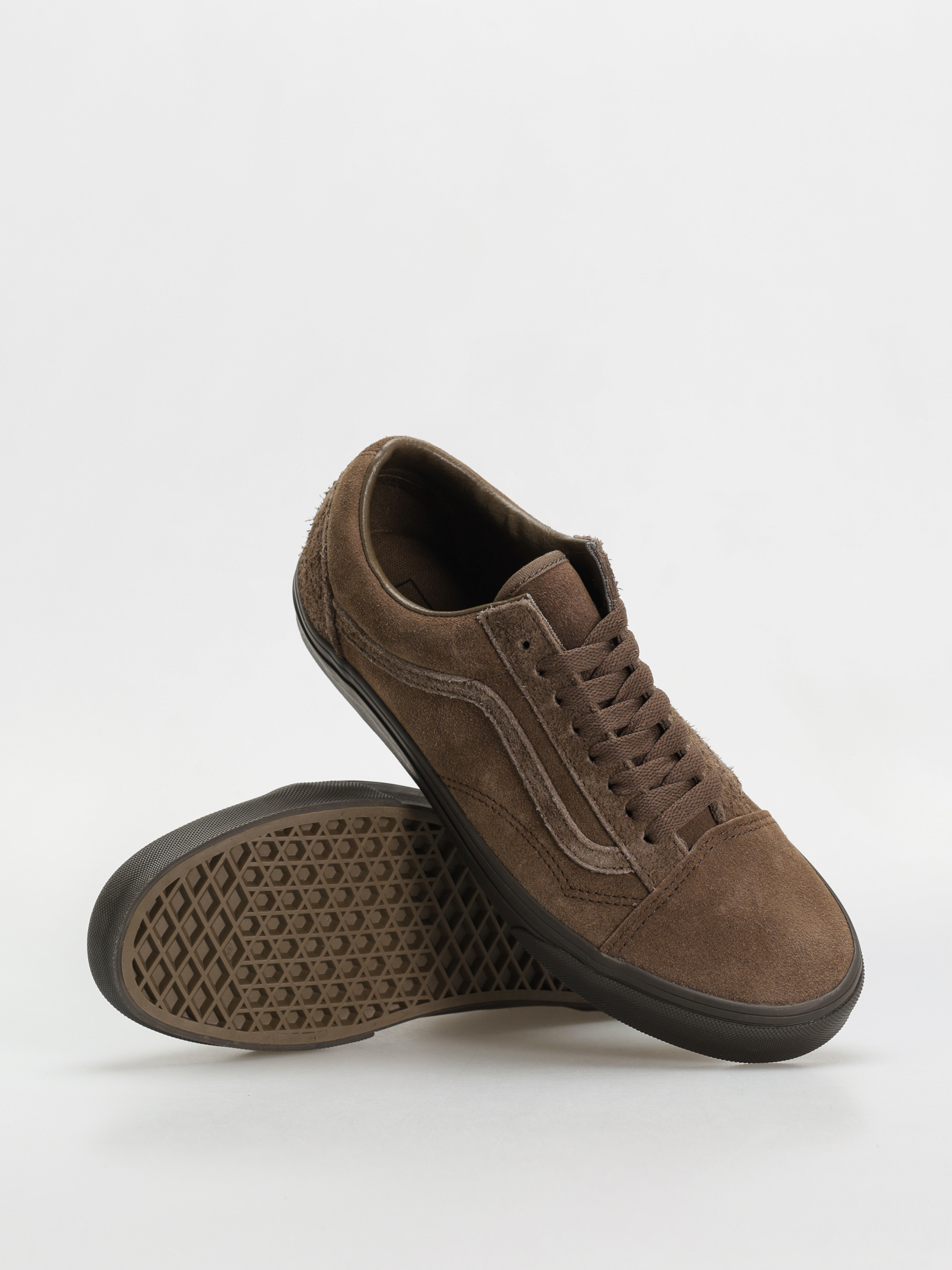 Vans Old Skool Schuhe Braun (suede mix teak)