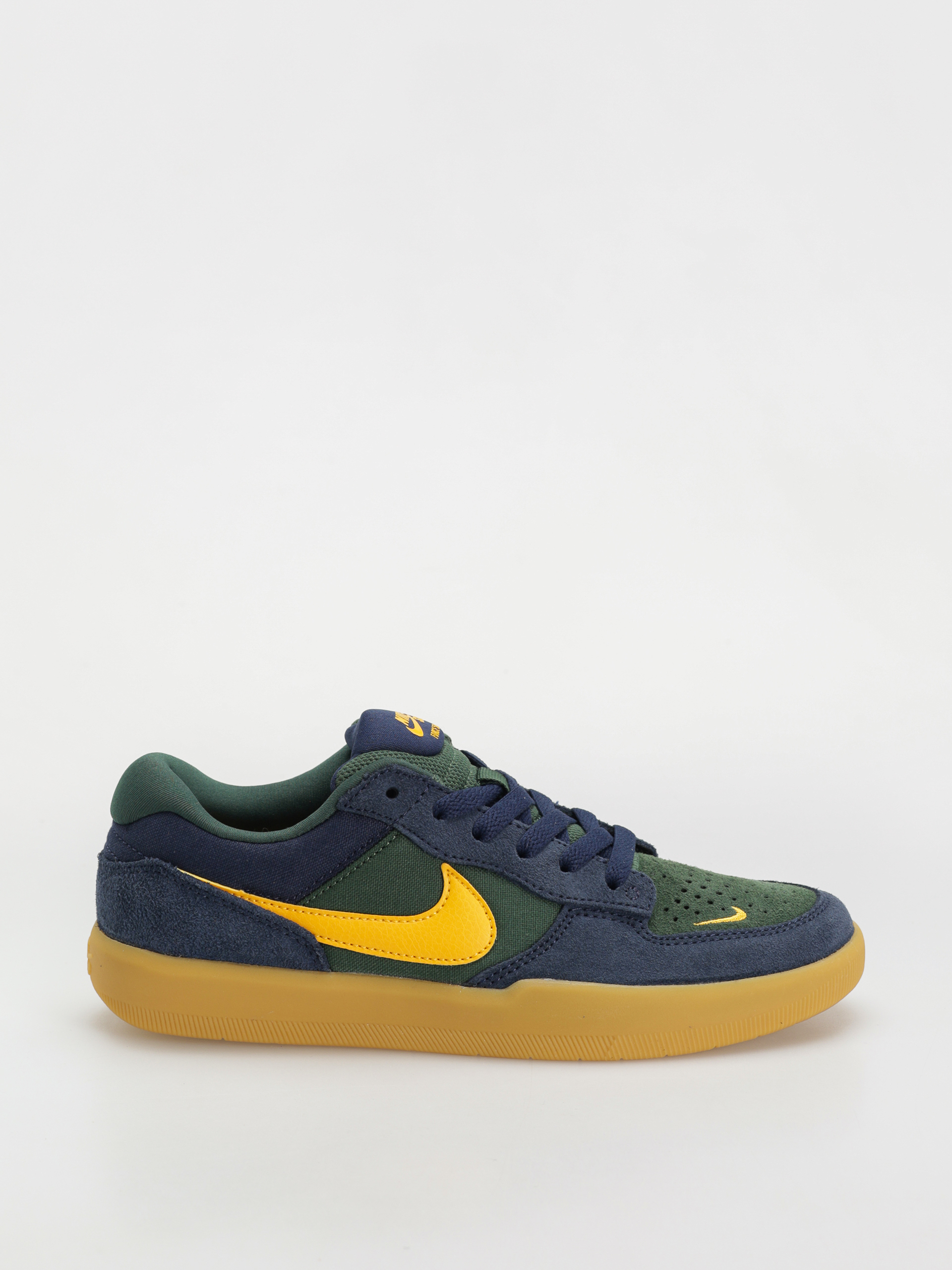 Nike SB Force 58 Shoes navy blue midnight navy university gold fir