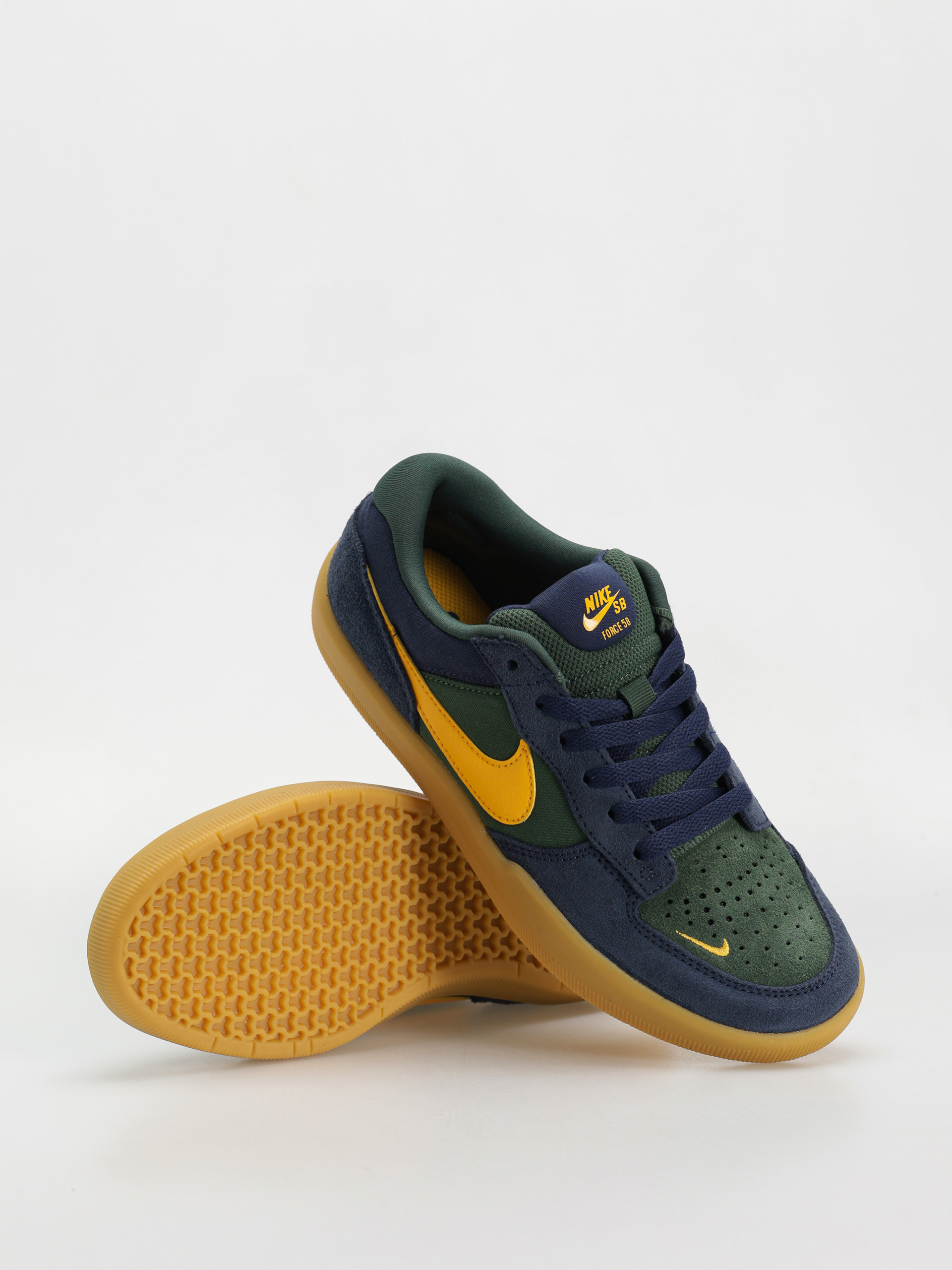 Nike SB Force 58 Schuhe (midnight navy/university gold fir)