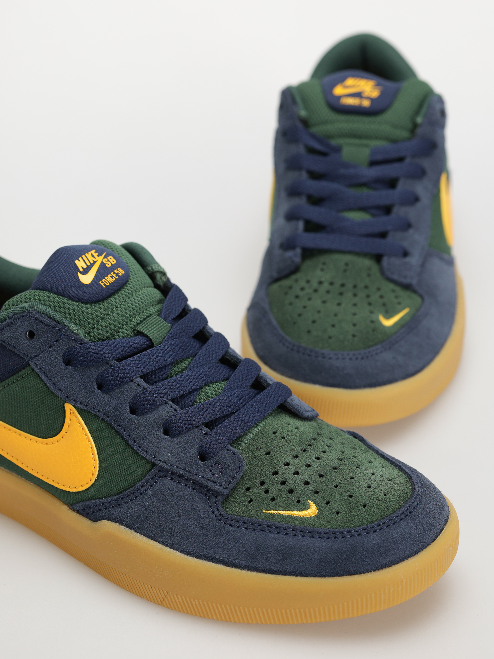 Nike SB Force 58 Schuhe (midnight navy/university gold fir)