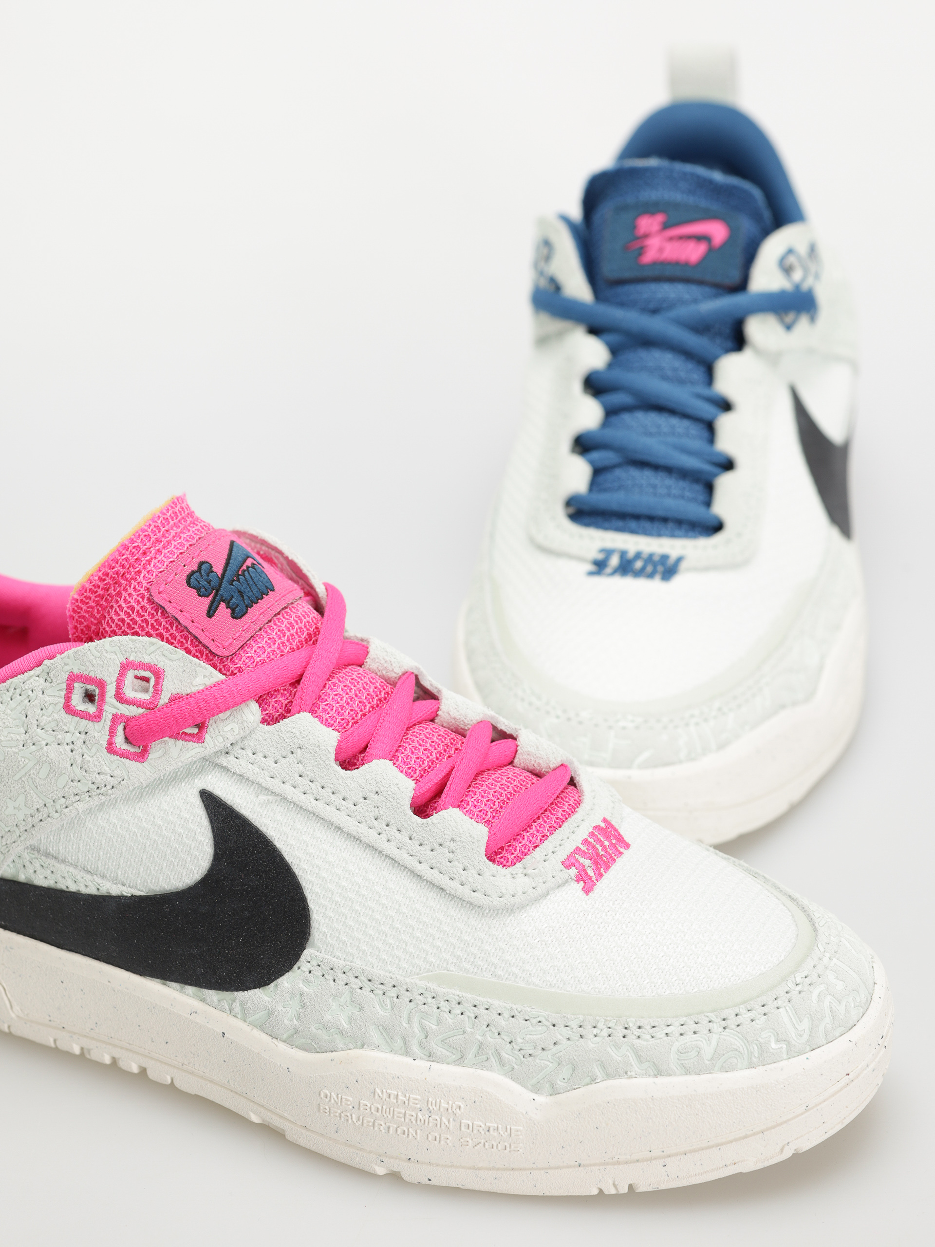 Nike SB Day One SE JR Shoes (sail/black barely green fierce pink)