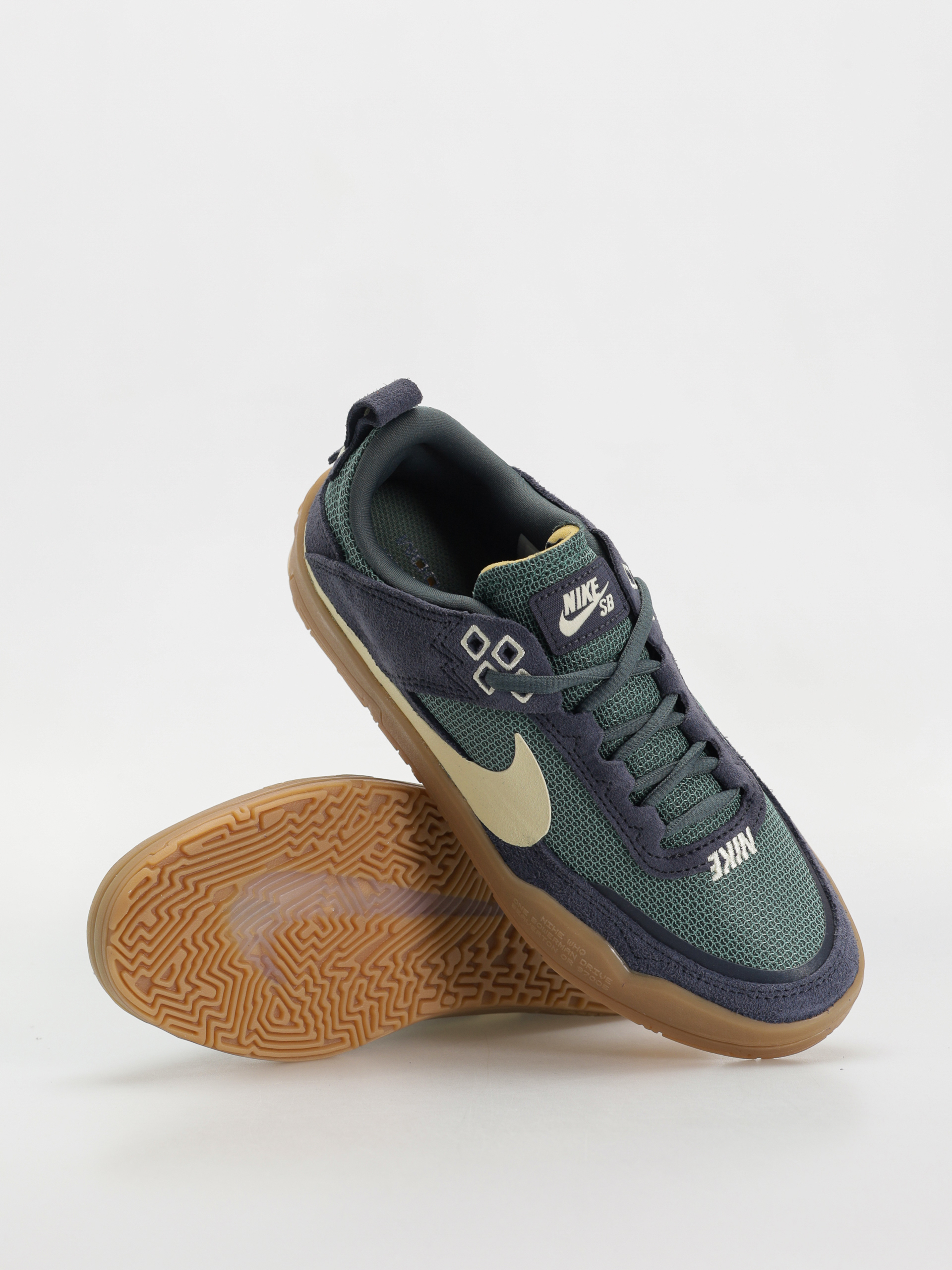 Nike SB Day One JR Shoes navy blue, grey, green (thunder blue
