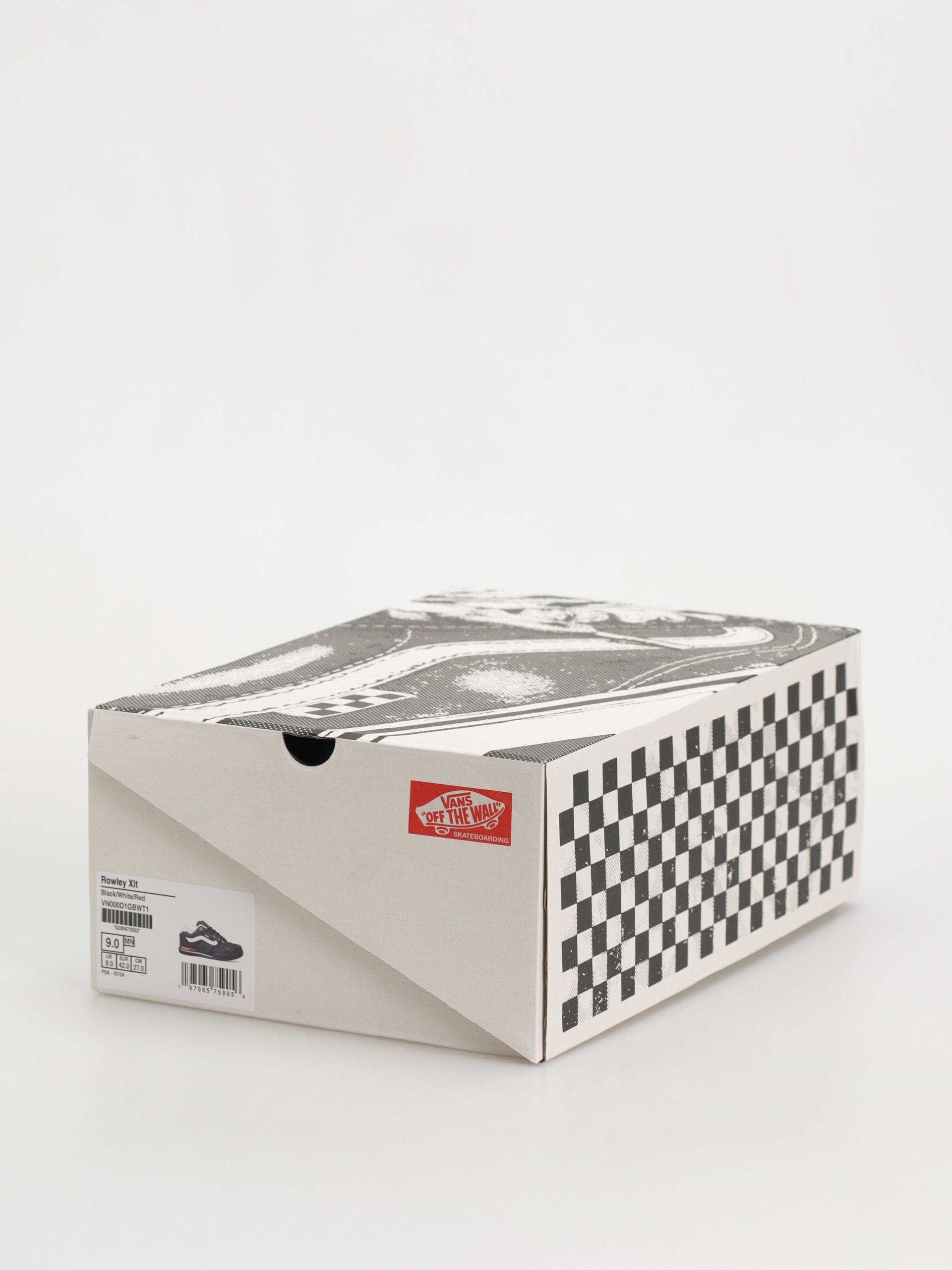 Vans Rowley Xlt Shoes (black/white/red)