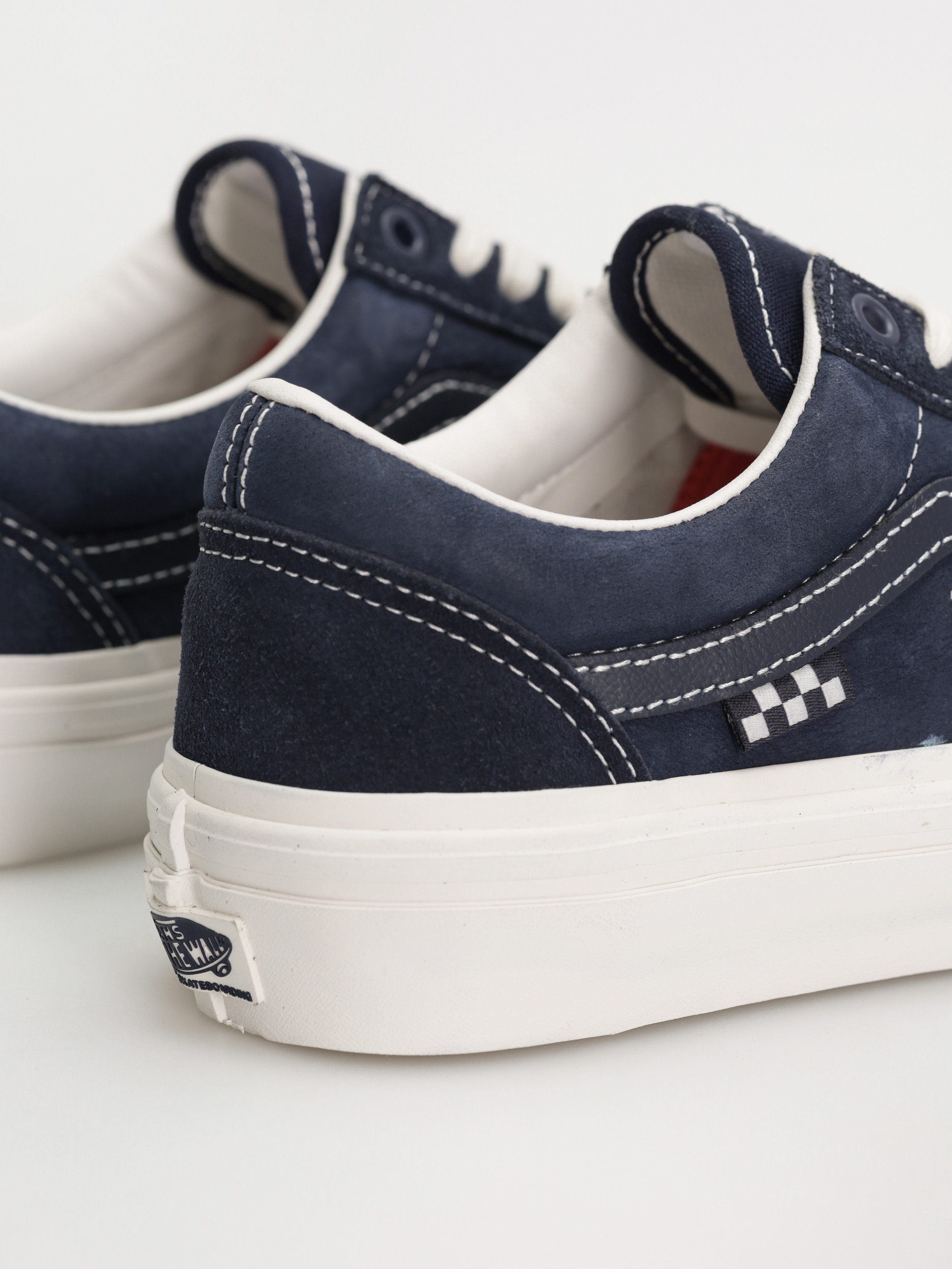 Vans Skate Old Skool Shoes (wrapped deep navy/vintage white)