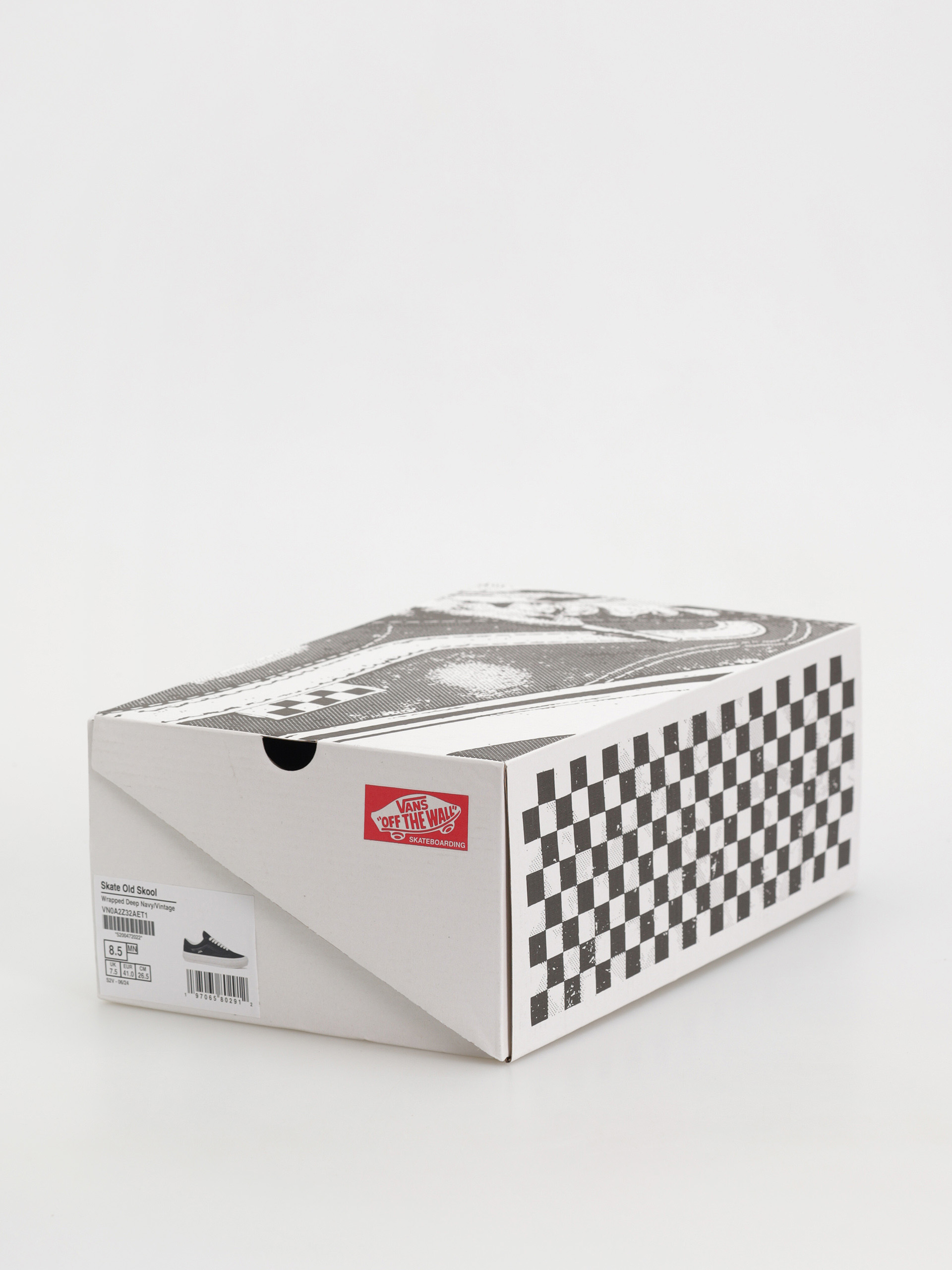 Vans Skate Old Skool Shoes (wrapped deep navy/vintage white)