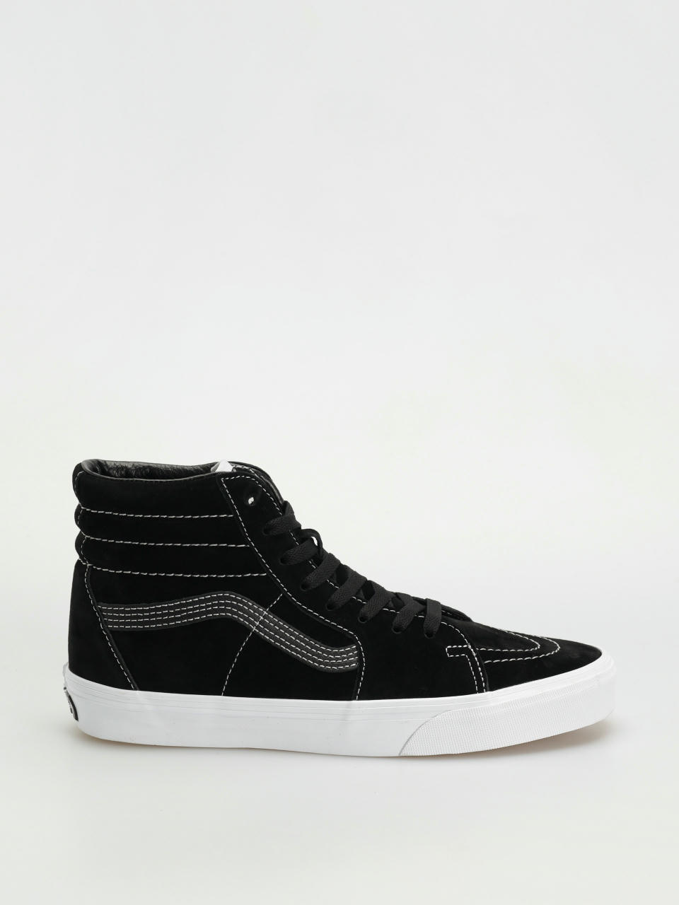 Vans Sk8 Hi Shoes (pig suede black)