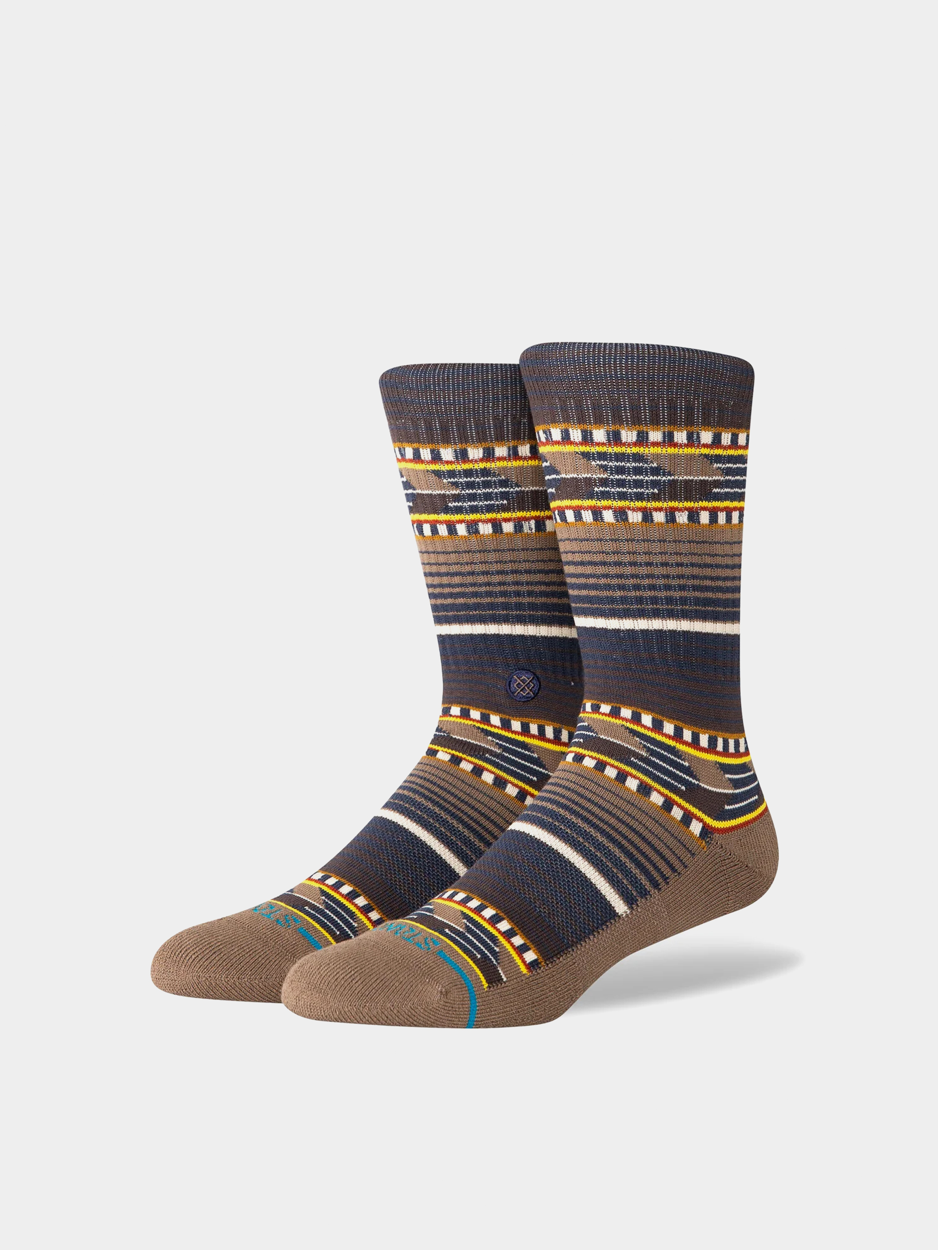 Stance Cedar Rock Crew Socks (brown)