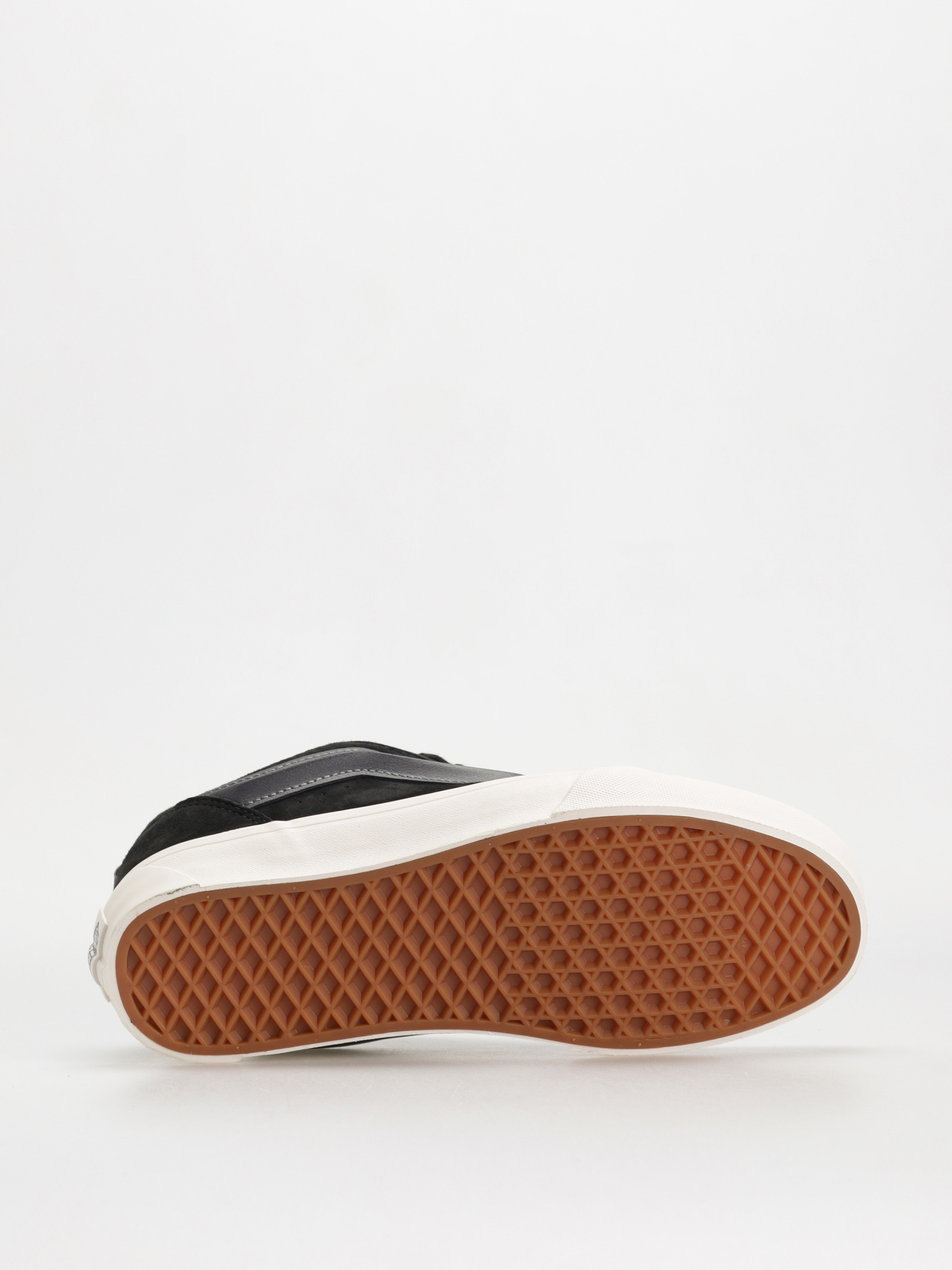 Vans Knu Skool Shoes (pig suede plaid gray/black)