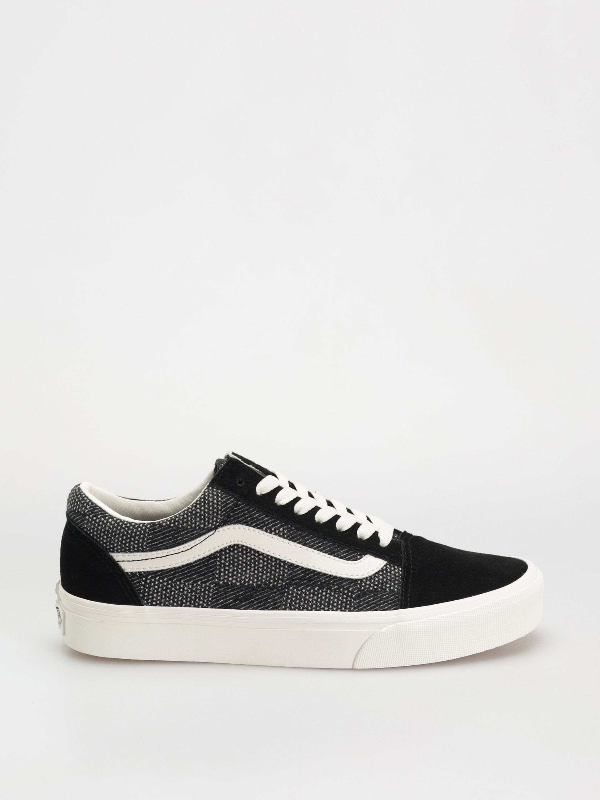 Vans Old Skool Shoes black (denim check black)