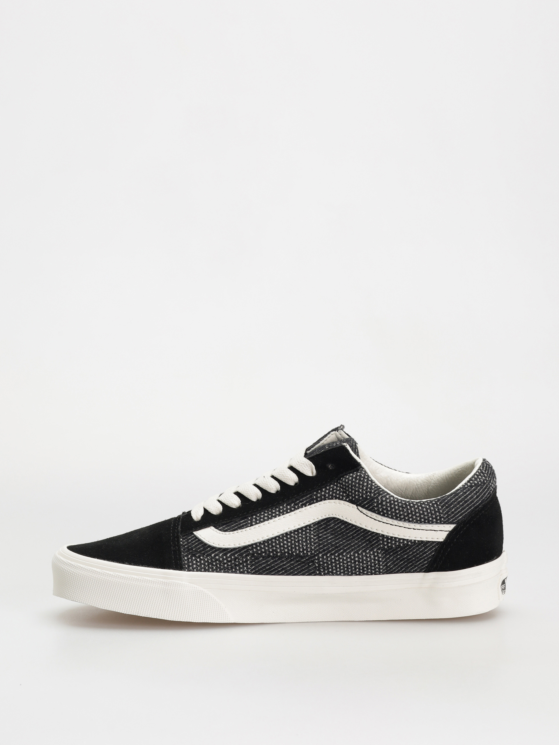 Vans Old Skool Schuhe (denim check black)