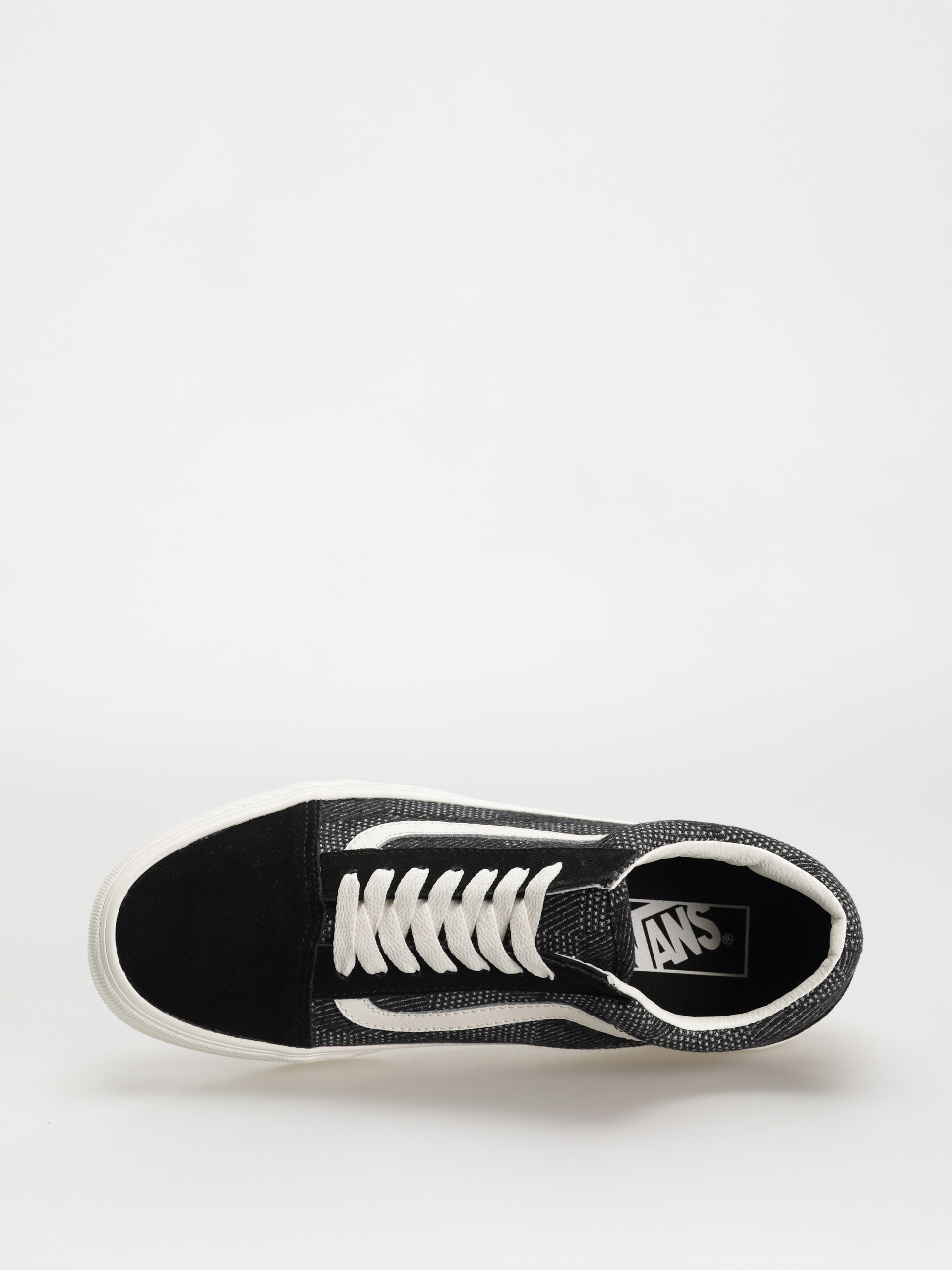 Vans Old Skool Shoes (denim check black)