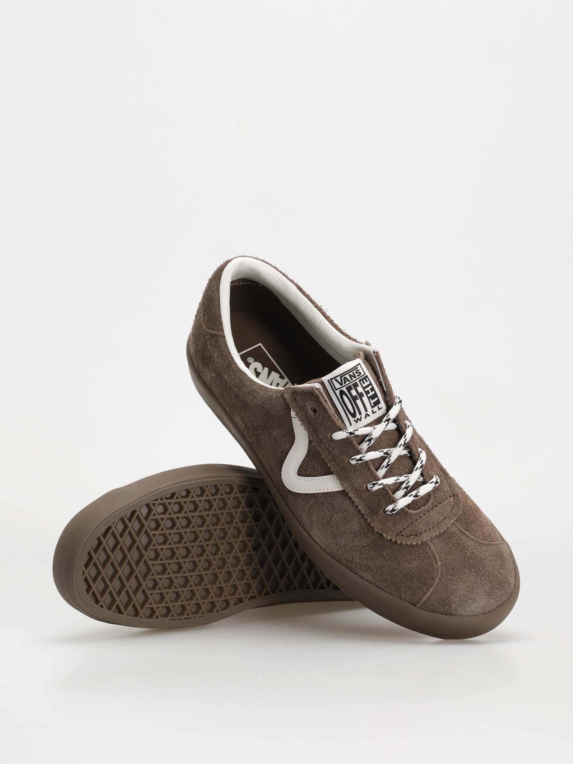 VANS★SPORT LOW★兼用★HAIRY SUEDE TEAK New Vans Sport Low Hairy Suede Teak Brown/Gum Sneakers Low