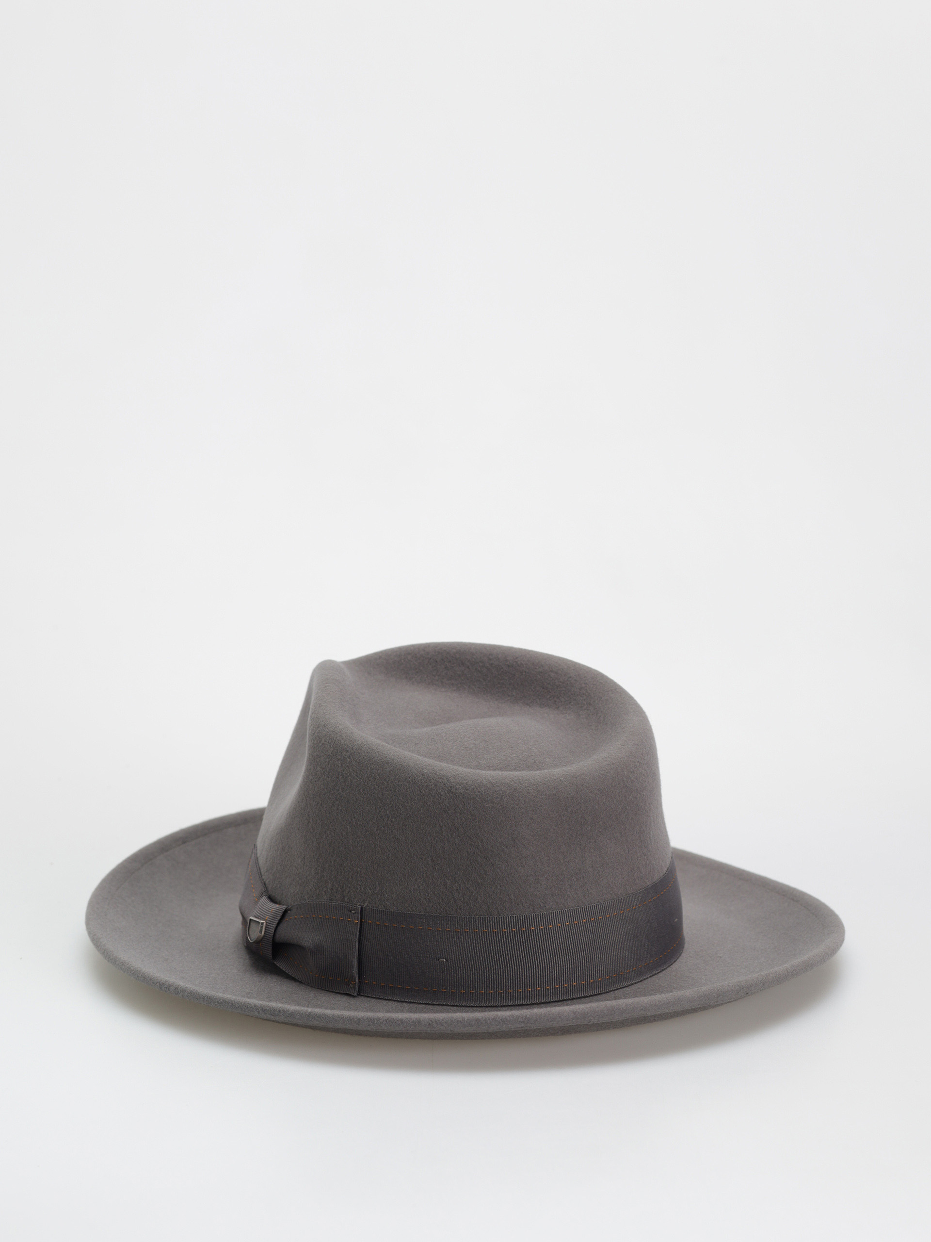 Brixton Swindle Convertabrim Fedora Hat (grey/grey)
