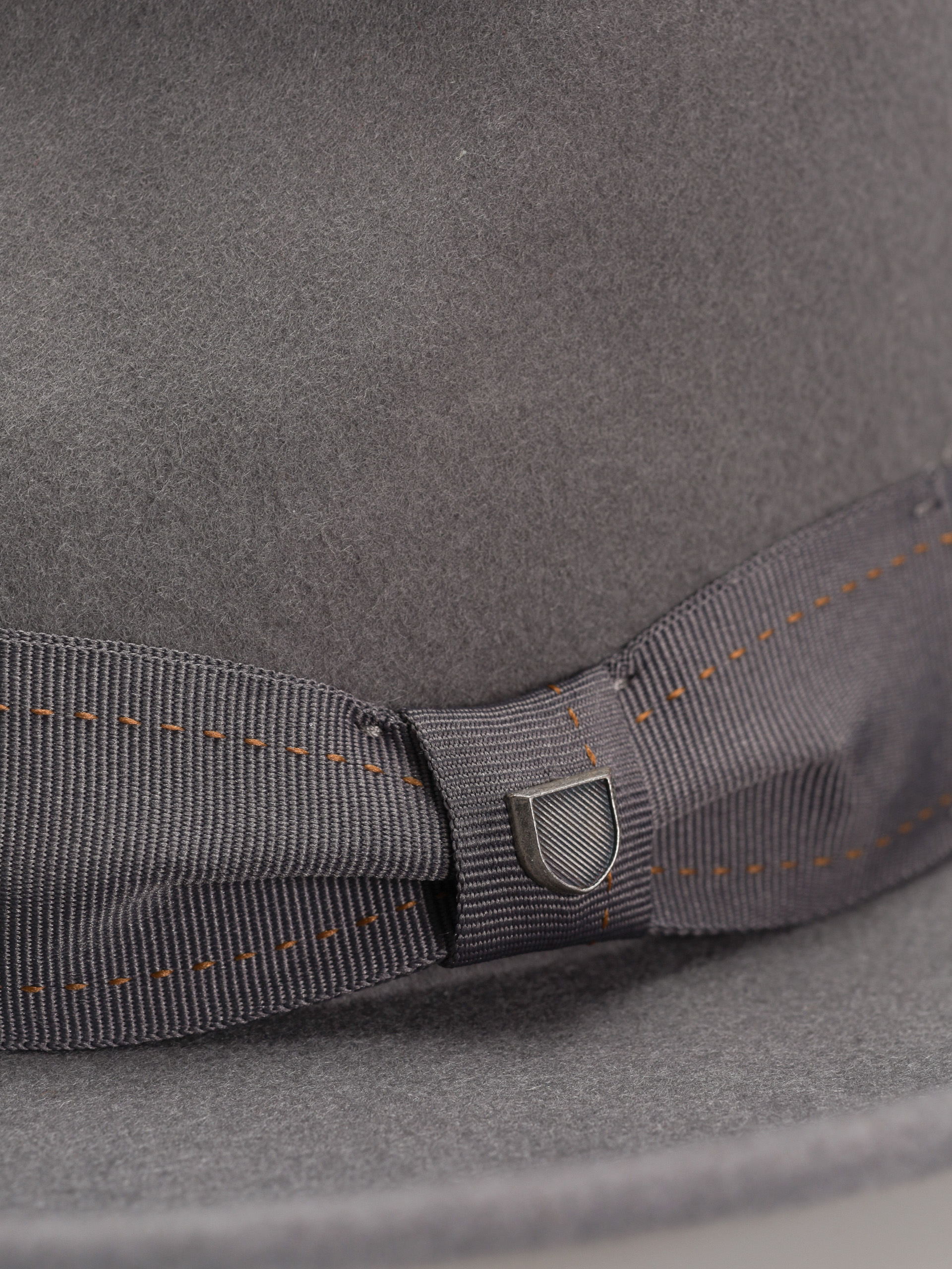 Brixton Swindle Convertabrim Fedora Hat (grey/grey)