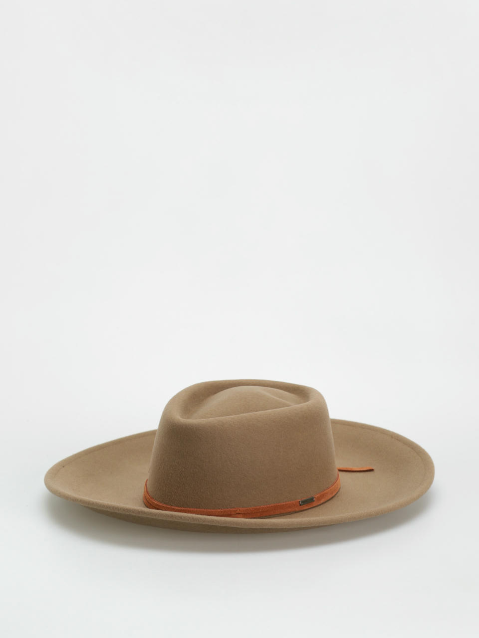 Brixton Brenton Convertabrim Fedora Hat (tobacco brown)