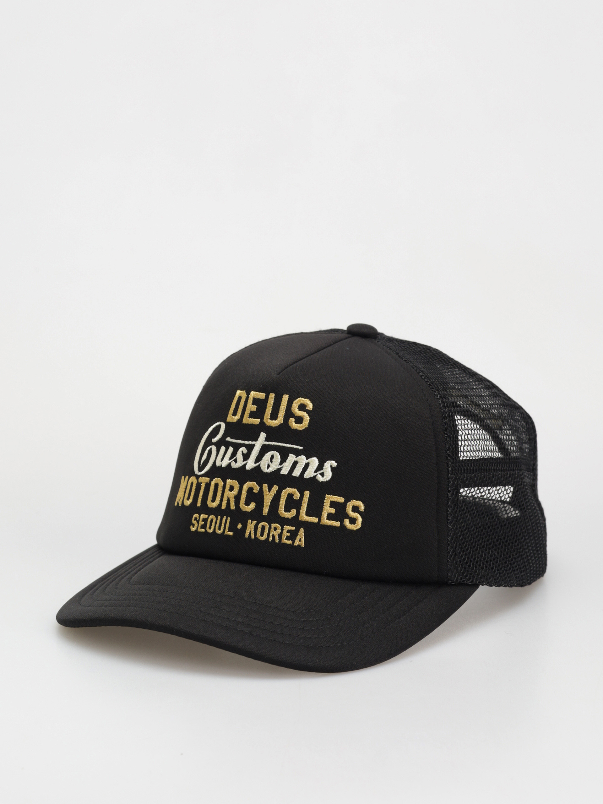 Deus Ex Machina Kamli Trucker Cap (black)