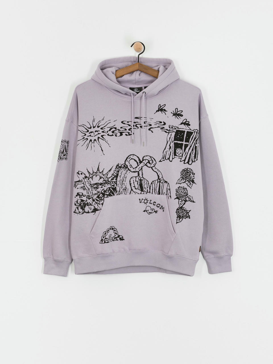 Volcom Fa Keutchi 2 HD Hoodie (light purple)