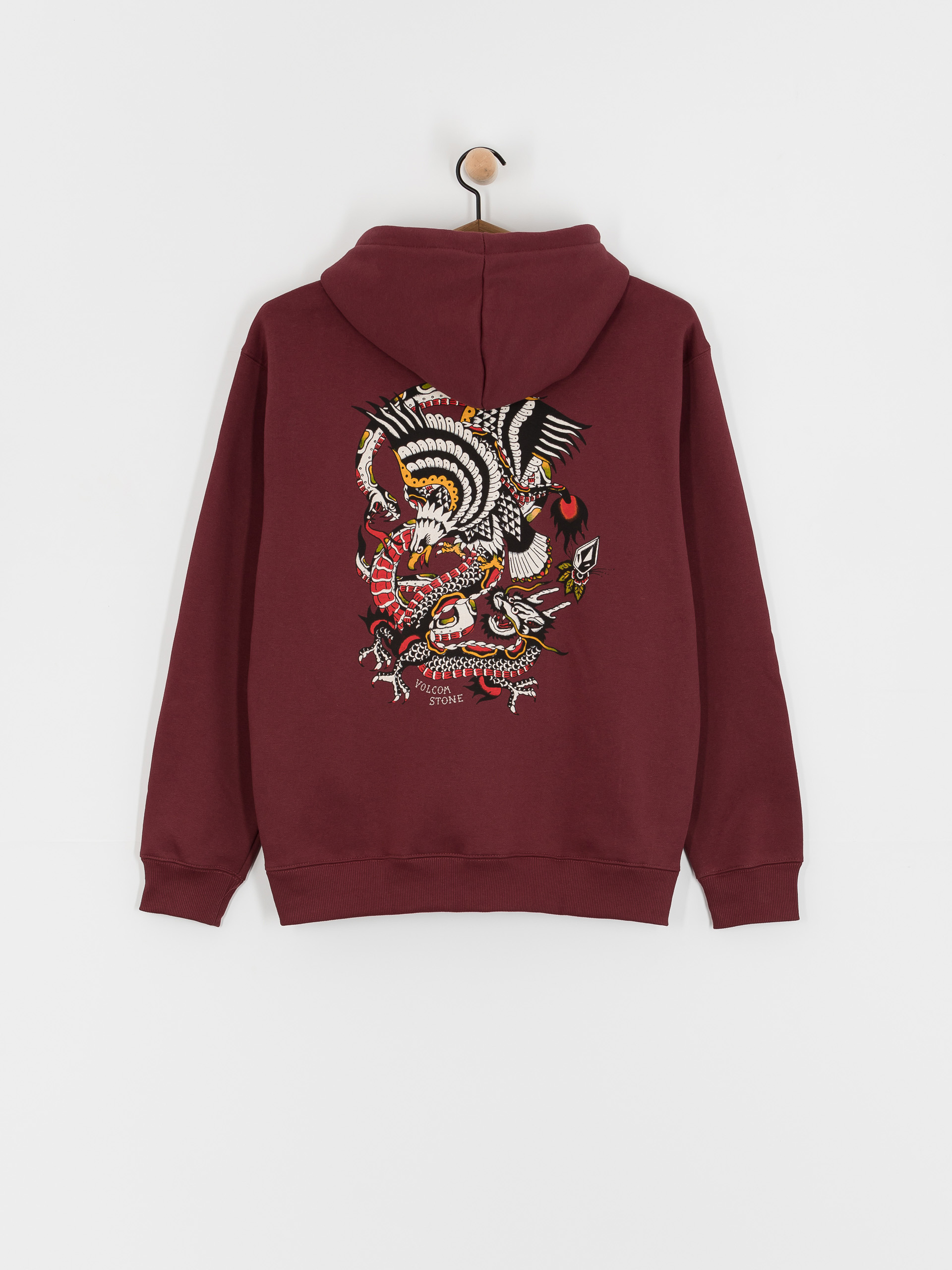 Volcom Lintell Classic HD Hoodie (merlot)