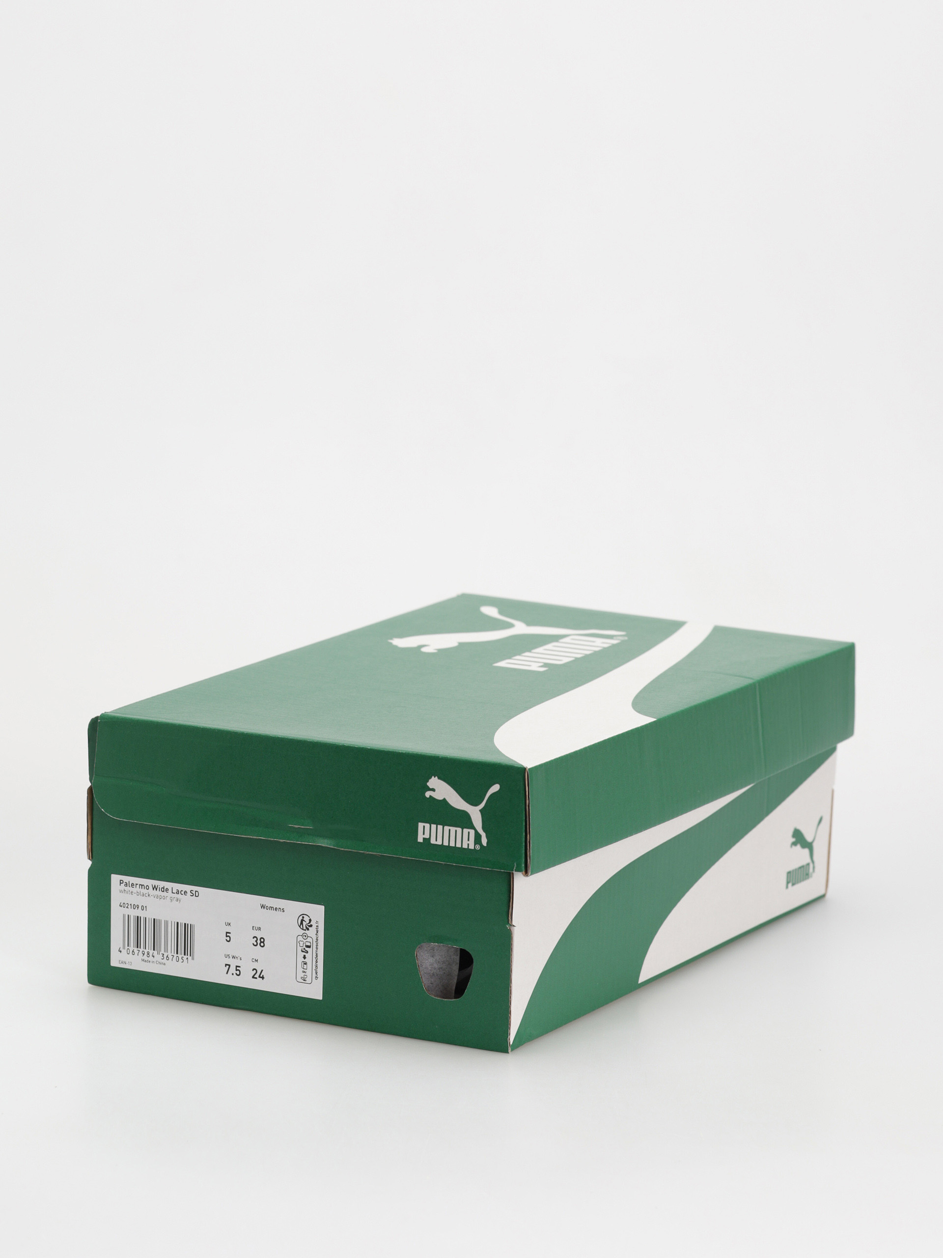 Puma Palermo Wide Lace SD Shoes (puma white puma black)