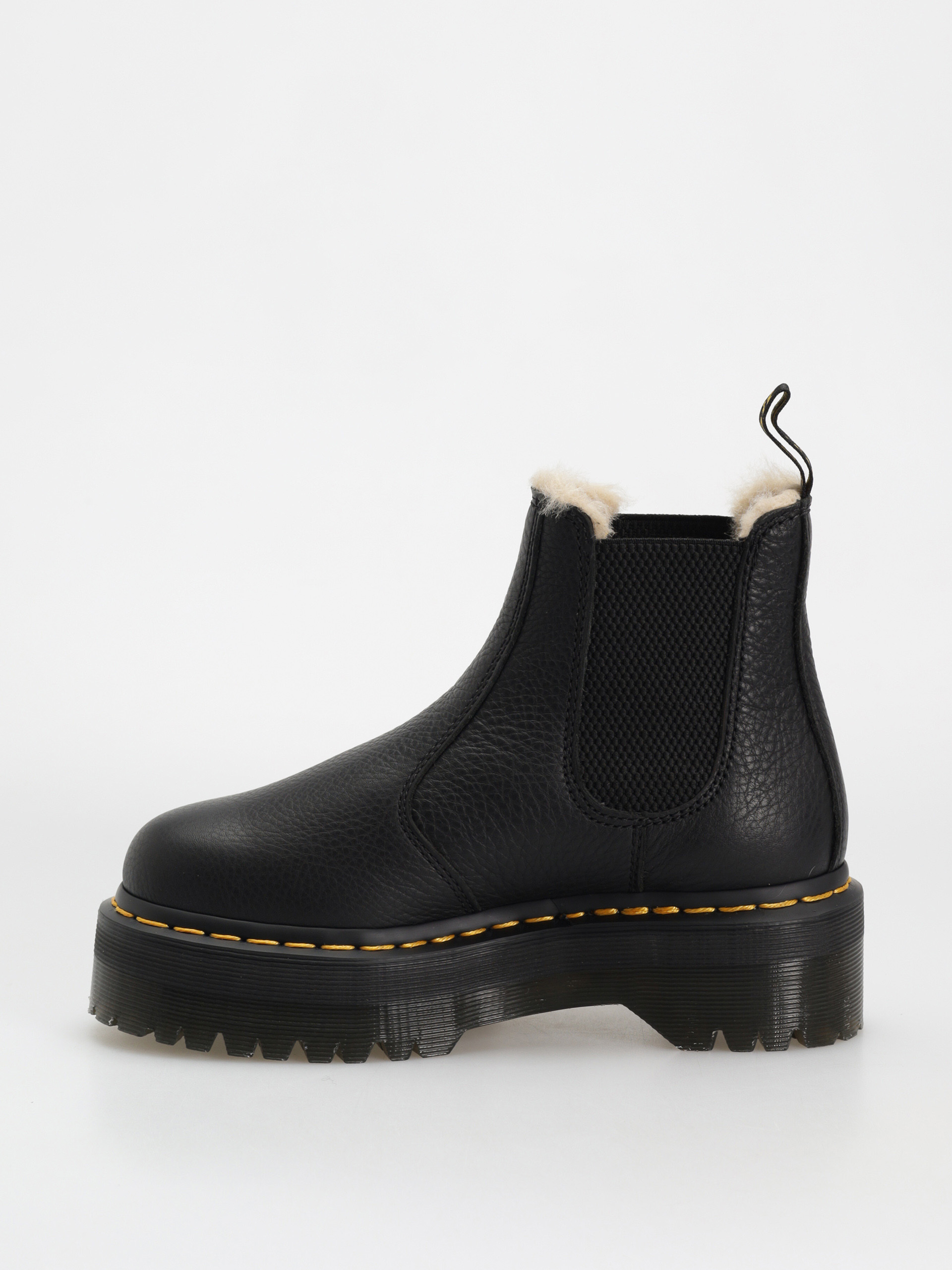 Dr. Martens 2976 Quad Fur Lined Wmn Shoes (black pisa)