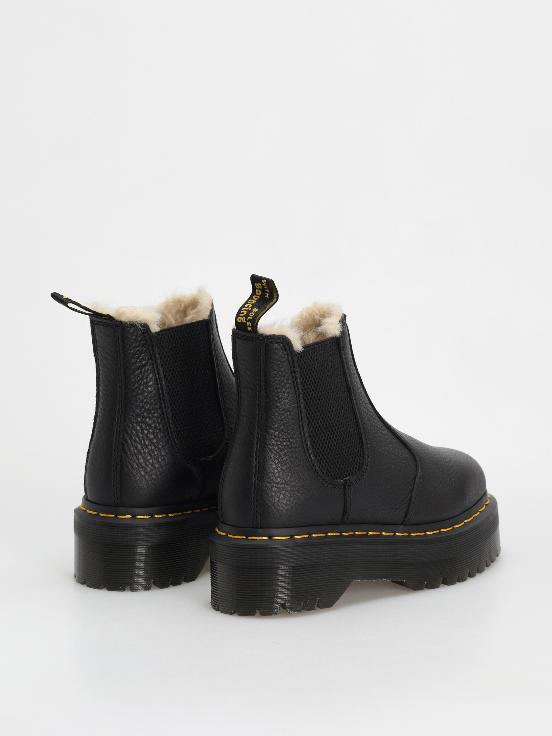 Dr. Martens 2976 Quad Fur Lined Wmn Shoes (black pisa)