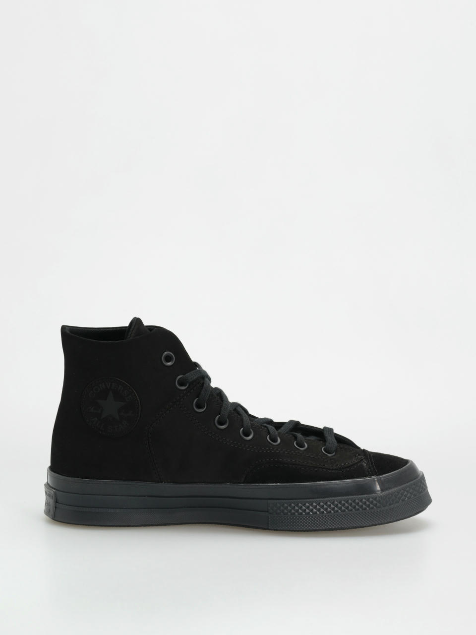 Converse Chuck 70 Hi Marquis Nubuck Suede Chucks (black/black/black)