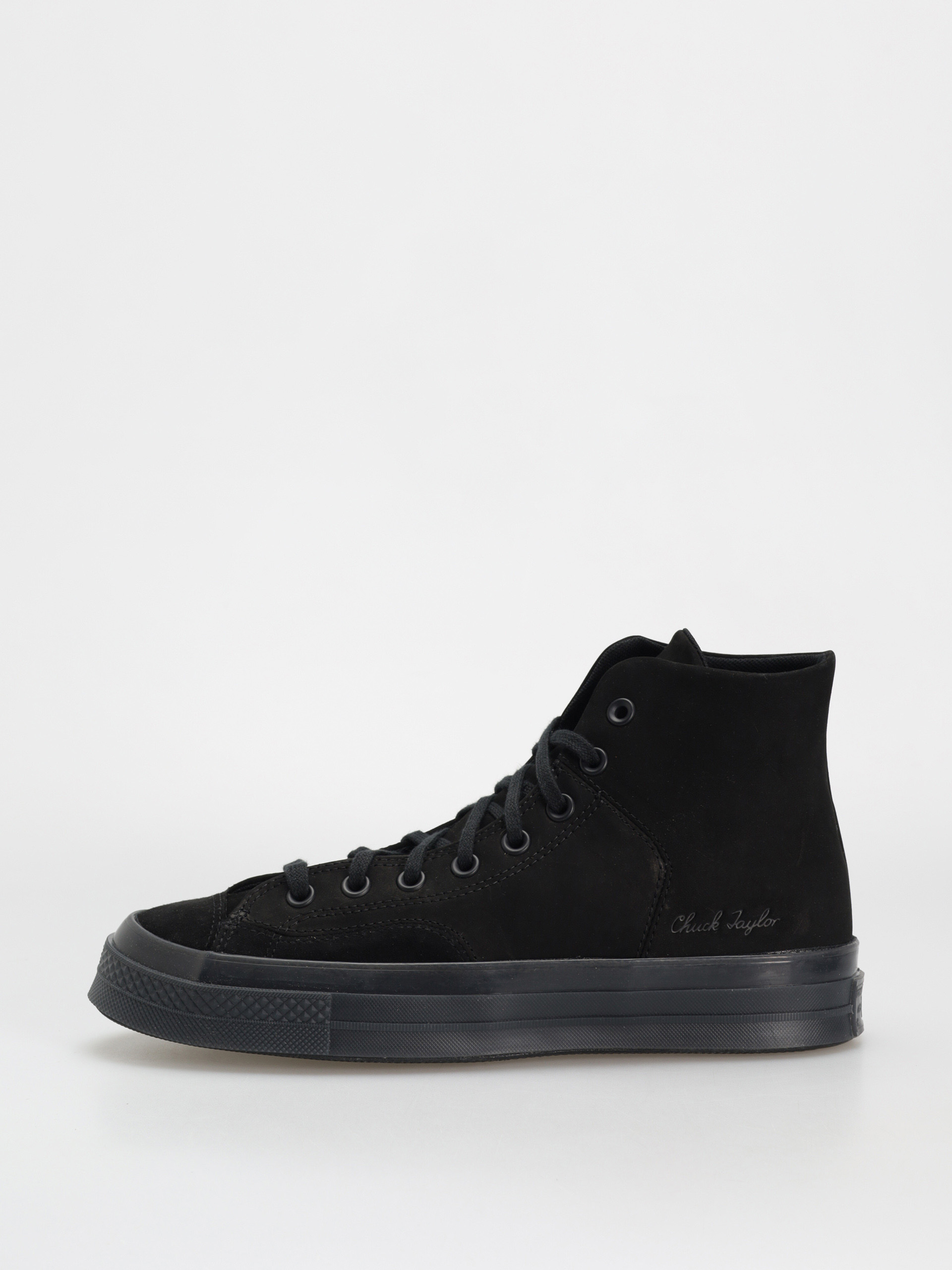 Converse Chuck 70 Hi Marquis Nubuck Suede Chucks (black/black/black)