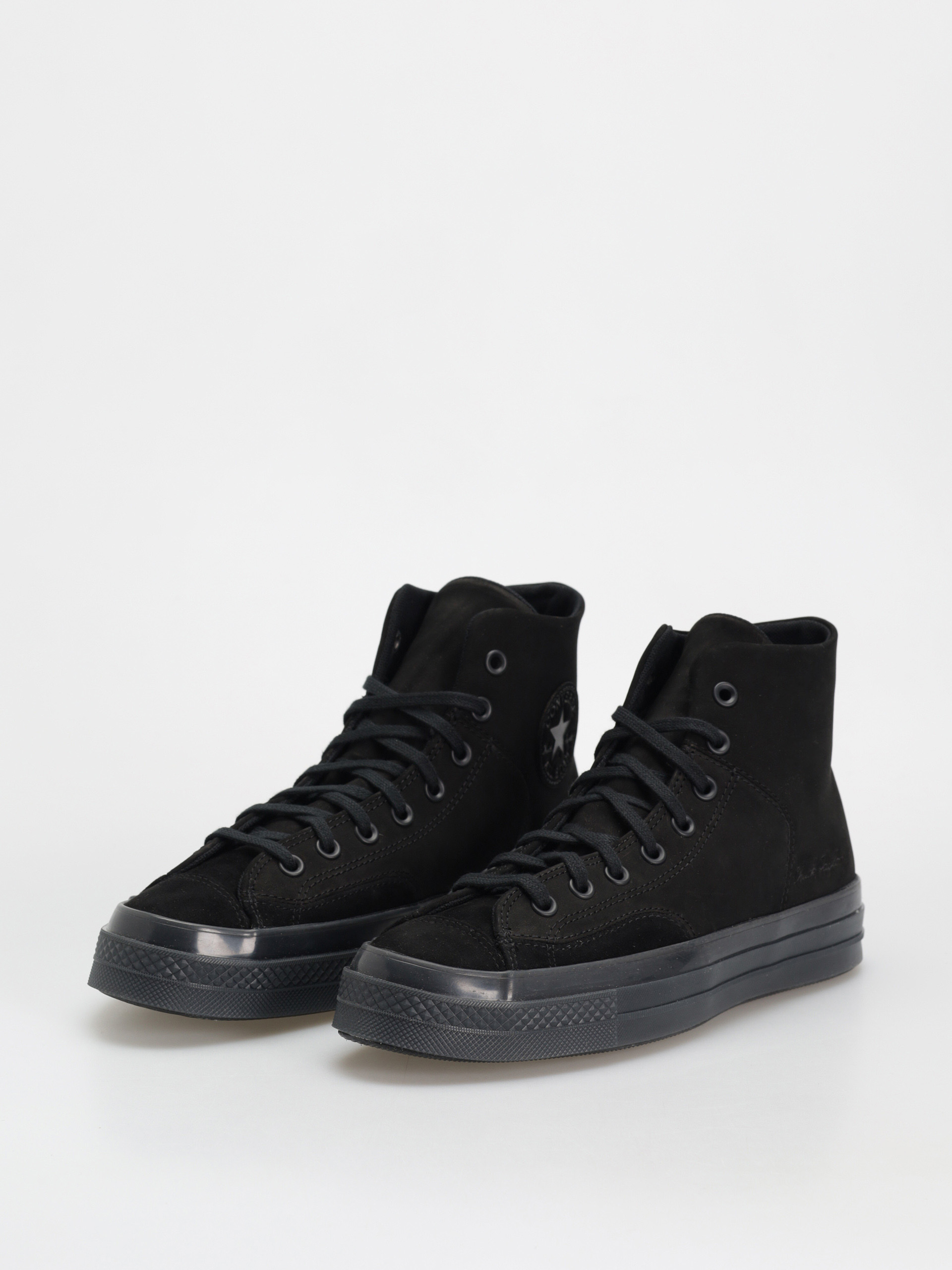 Converse Chuck 70 Hi Marquis Nubuck Suede Chucks (black/black/black)