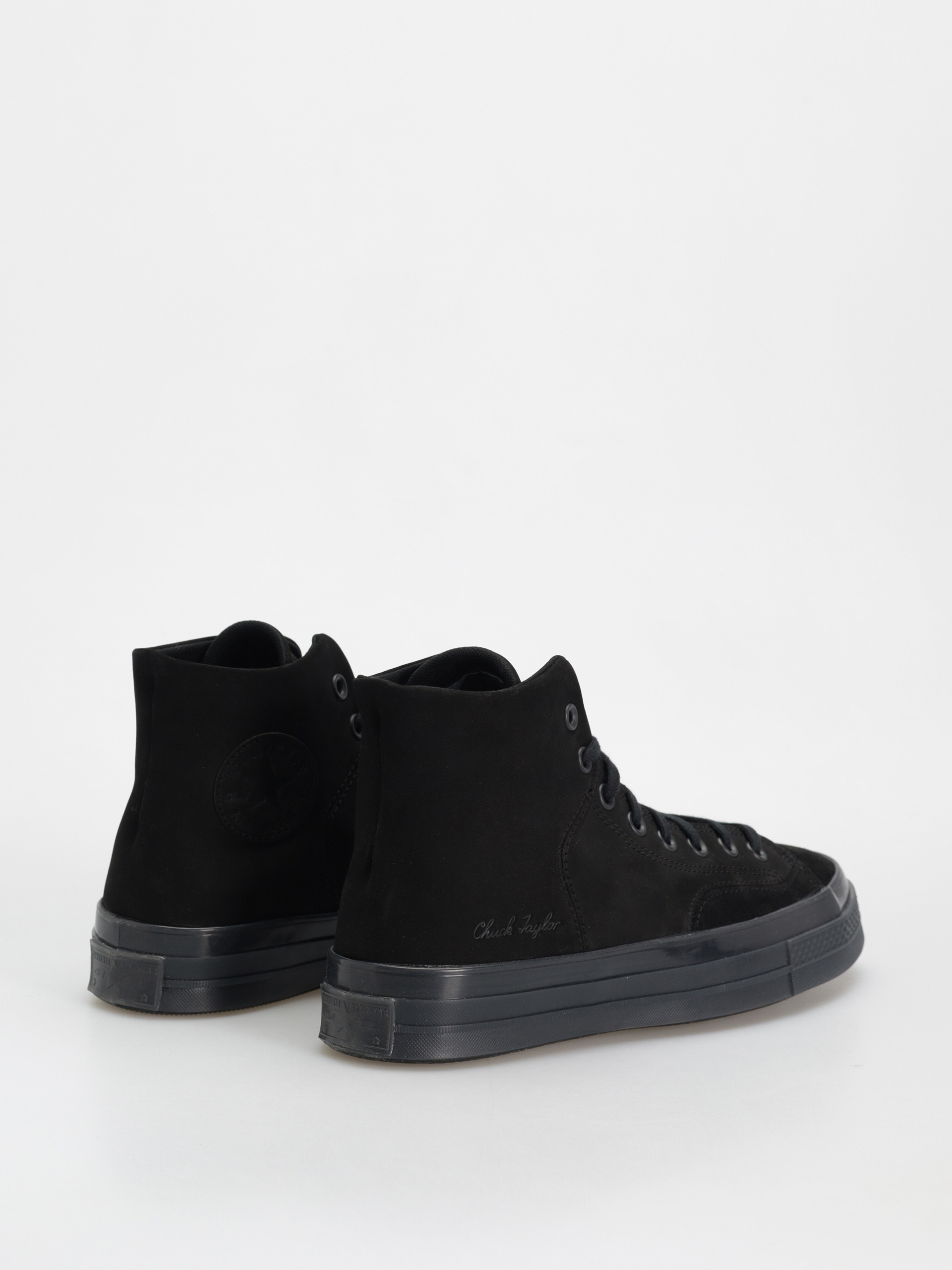 Converse Chuck 70 Hi Marquis Nubuck Suede Chucks (black/black/black)