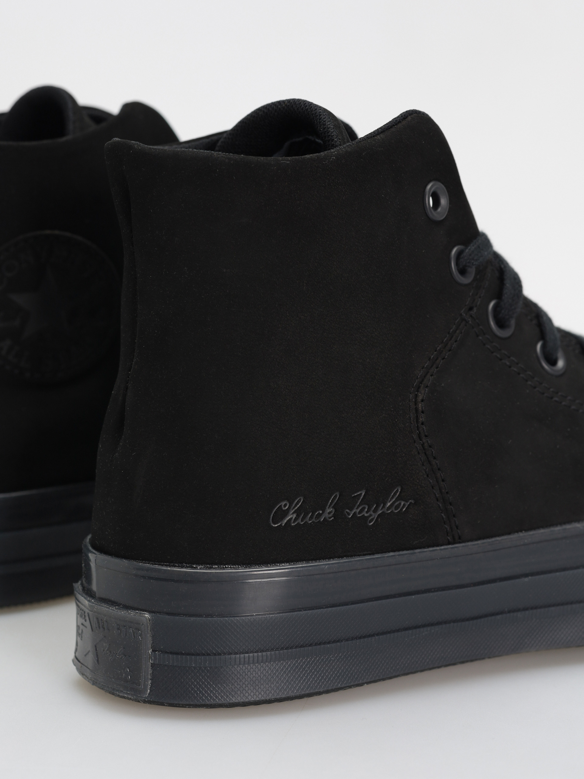 Converse Chuck 70 Hi Marquis Nubuck Suede Chucks (black/black/black)
