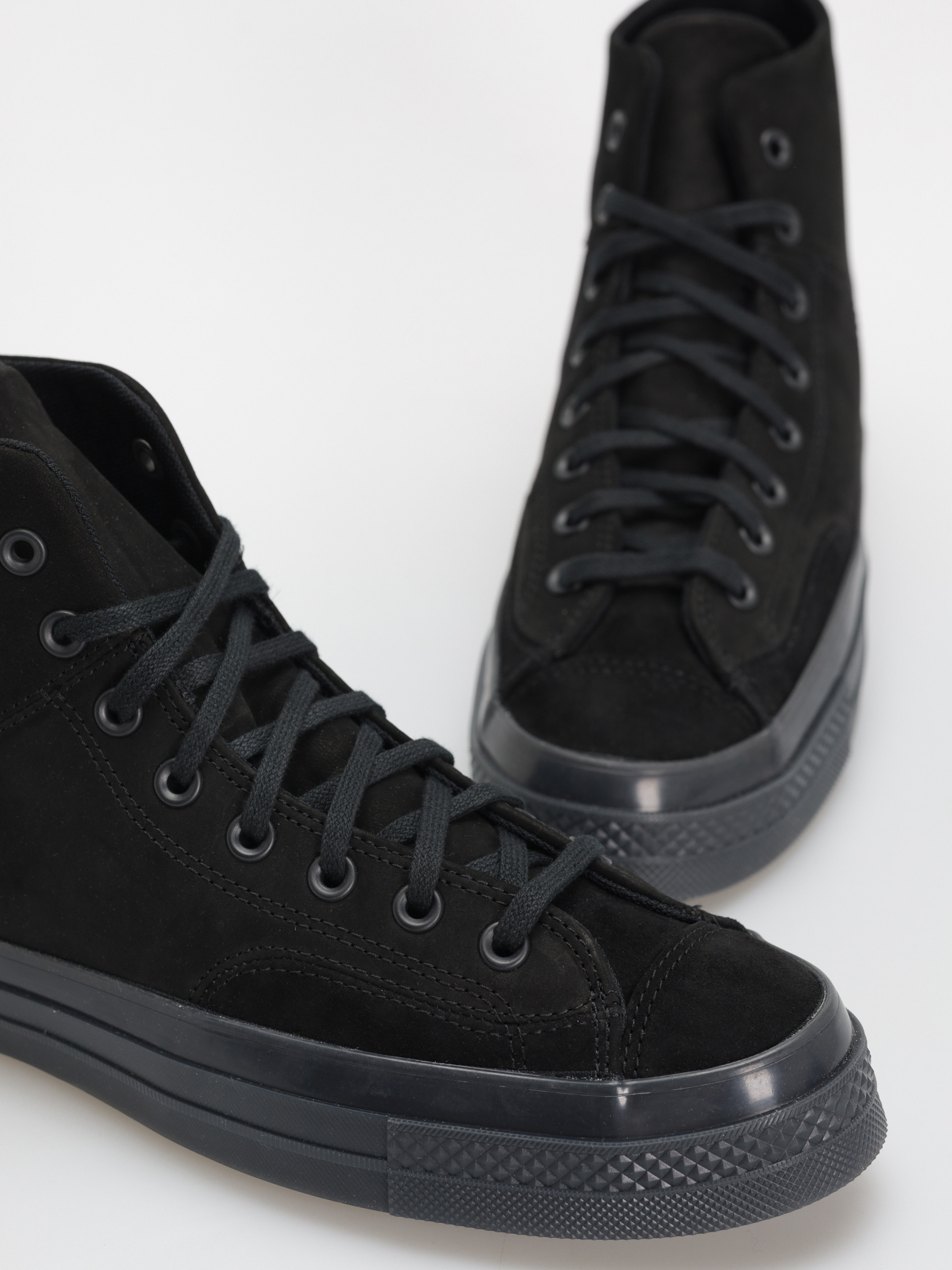 Converse Chuck 70 Hi Marquis Nubuck Suede Chucks (black/black/black)