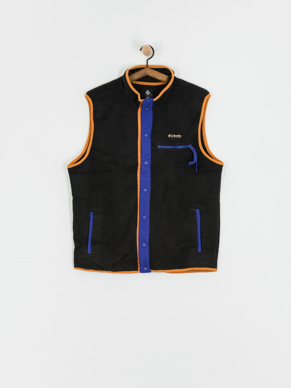 Mens Columbia Fleece  Helvetia II Vest (black)