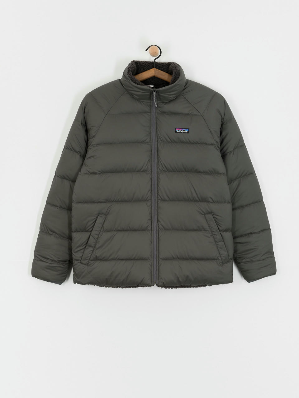 Patagonia Jacke Reversible Silent Down (forge grey)