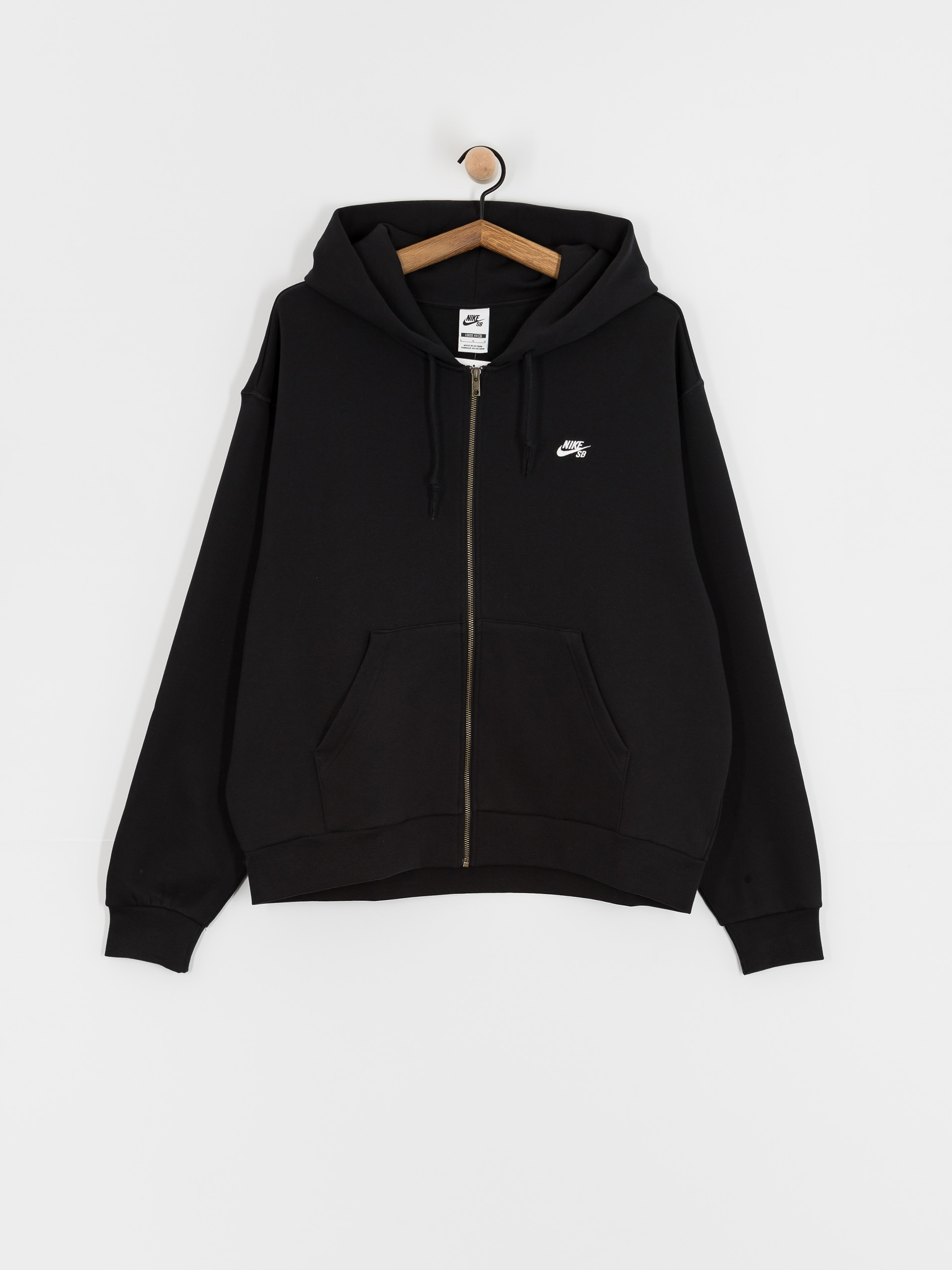 Nike SB Hoodie Essential LBR ZHD (black/white)