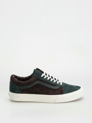 Vans Shoes Old Skool (pig suede plaid scarab)