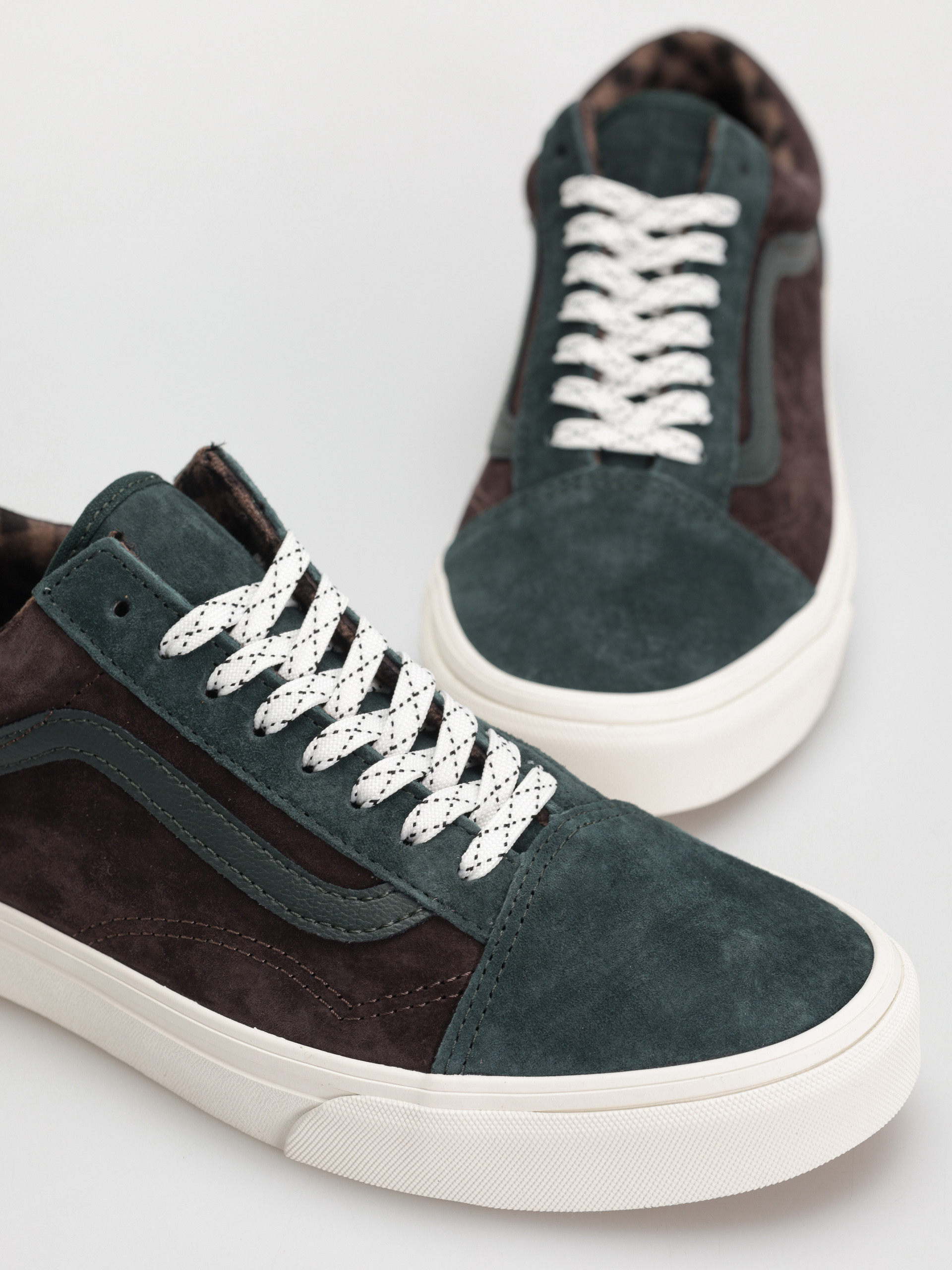Vans Schuhe Old Skool (pig suede plaid scarab)