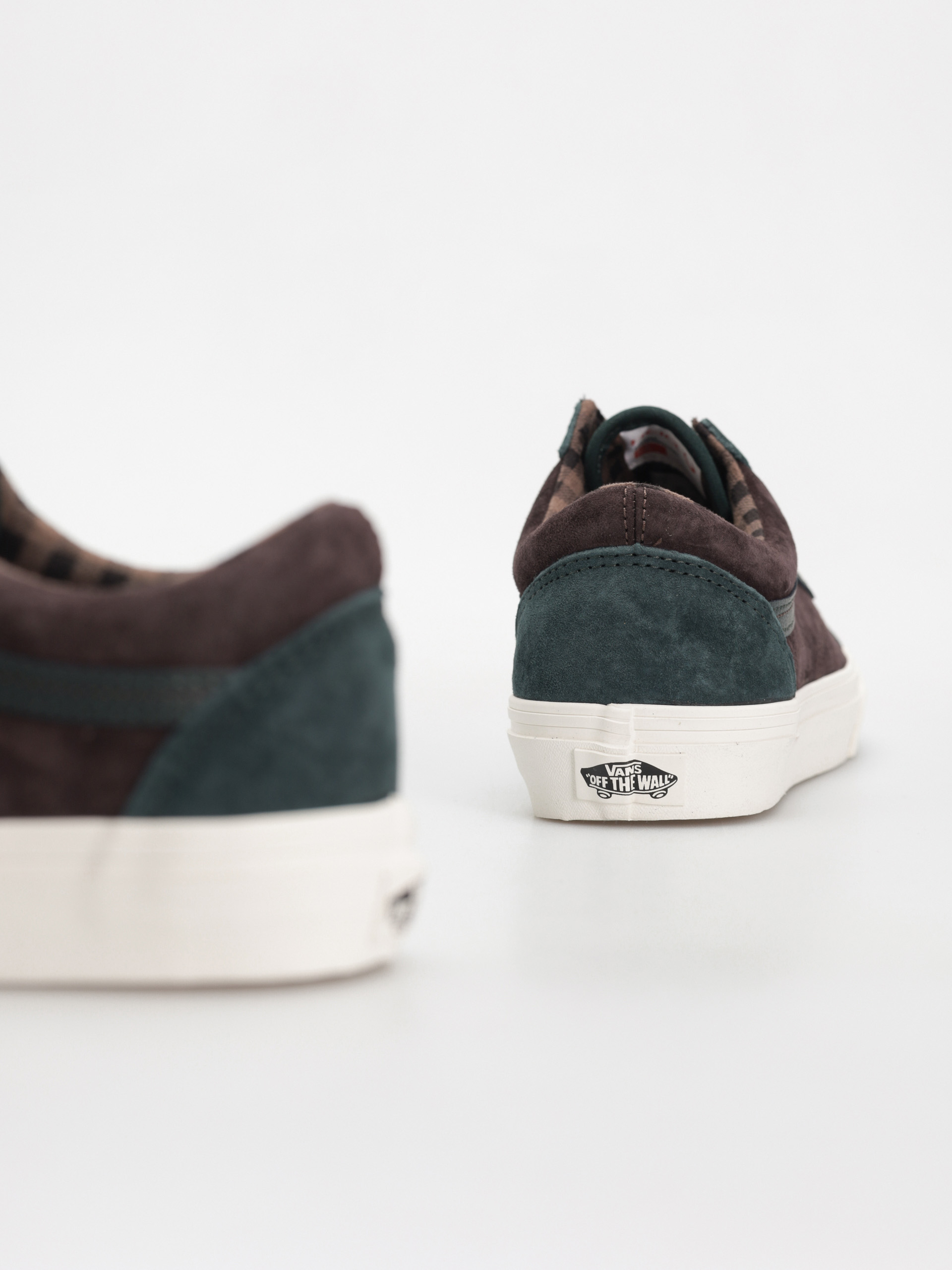 Vans Schuhe Old Skool (pig suede plaid scarab)