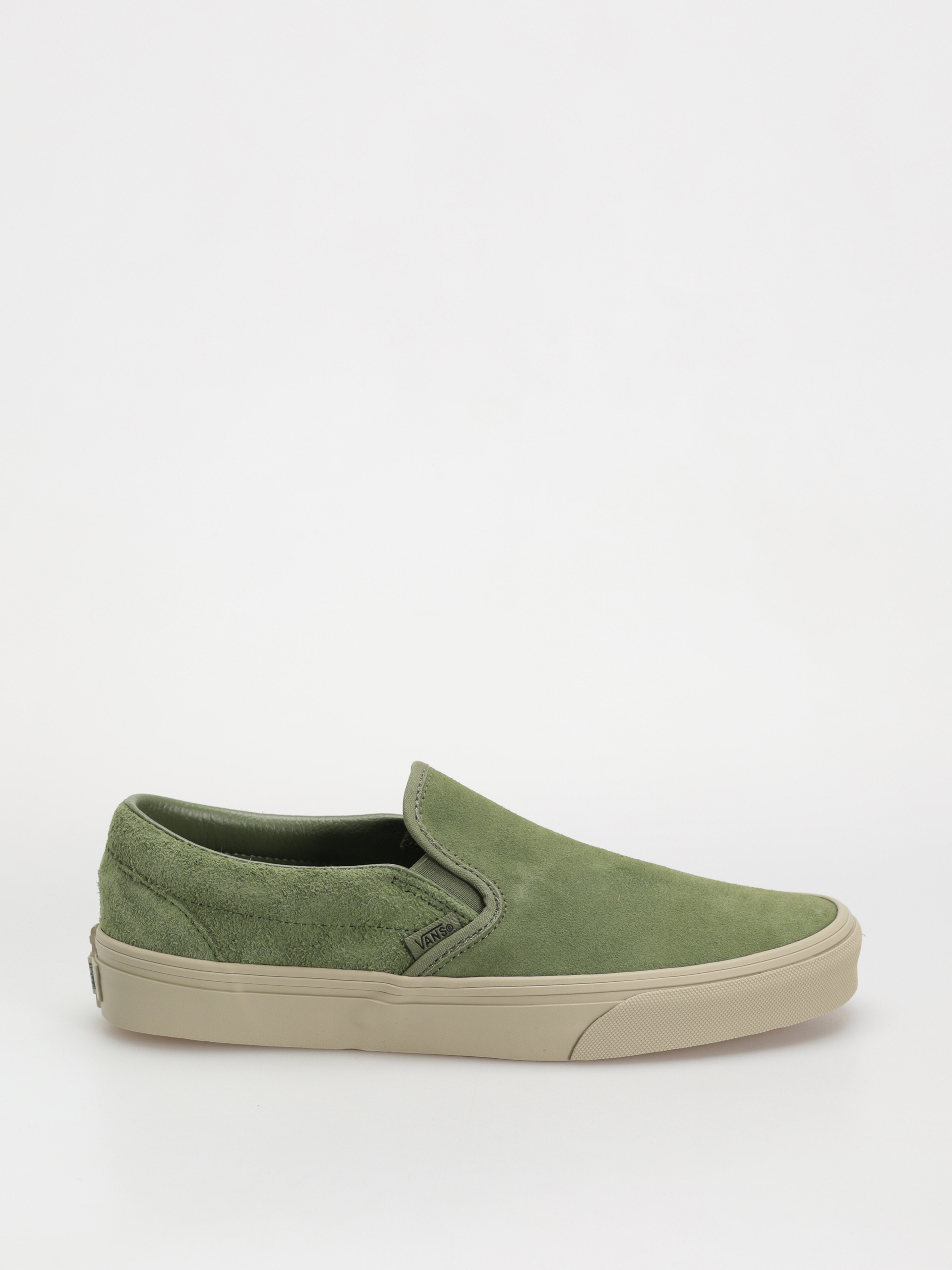 Vans Shoes Classic Slip On green suede mix elm