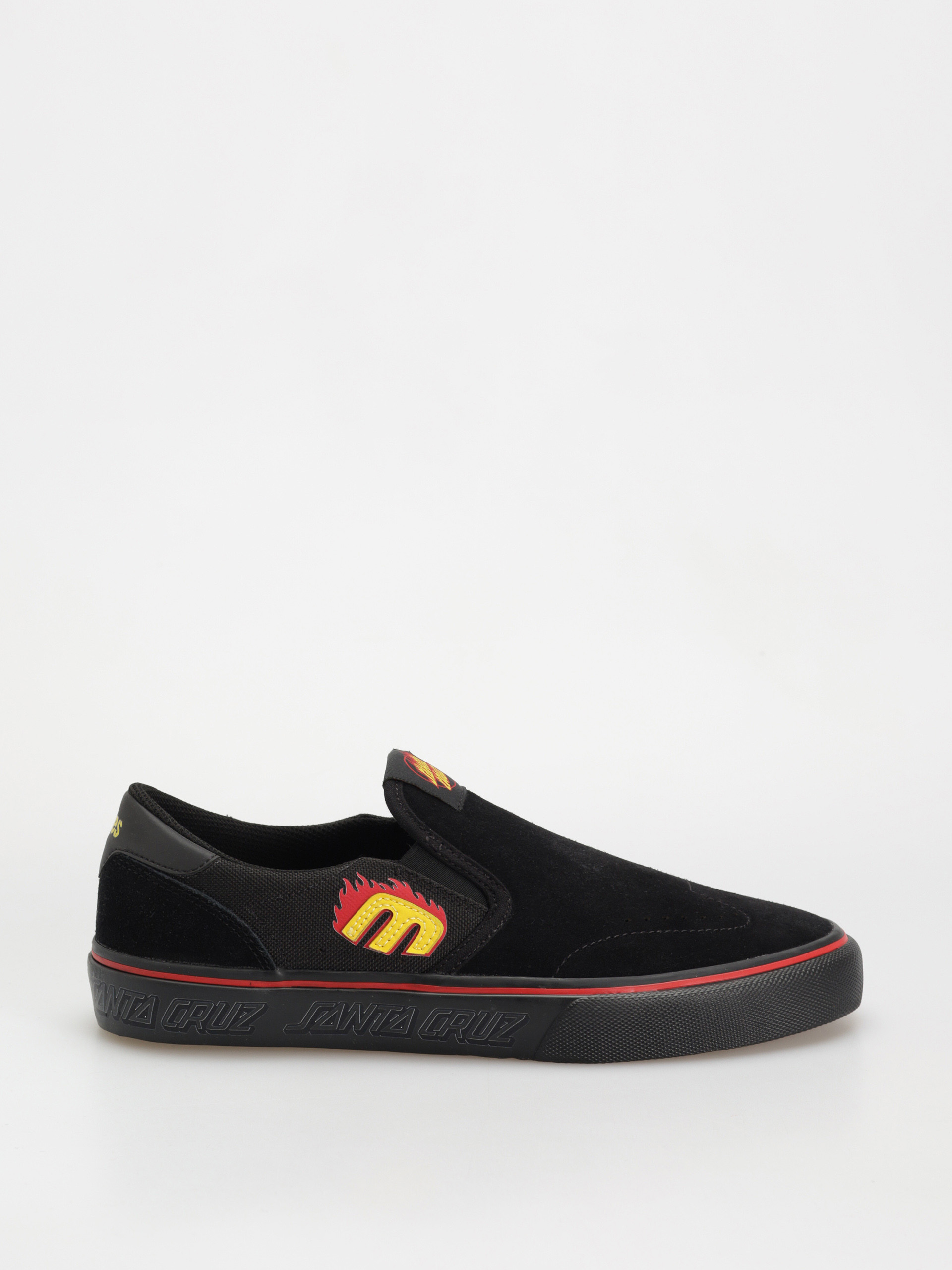 Etnies Windrow Vulc X Santa Cruz Scarpe Skateboard Uomo: Basse, Nere E Rosse, Tomaia Rinforzata E Suola Gomma 400 NBS, Taglia 42 EU