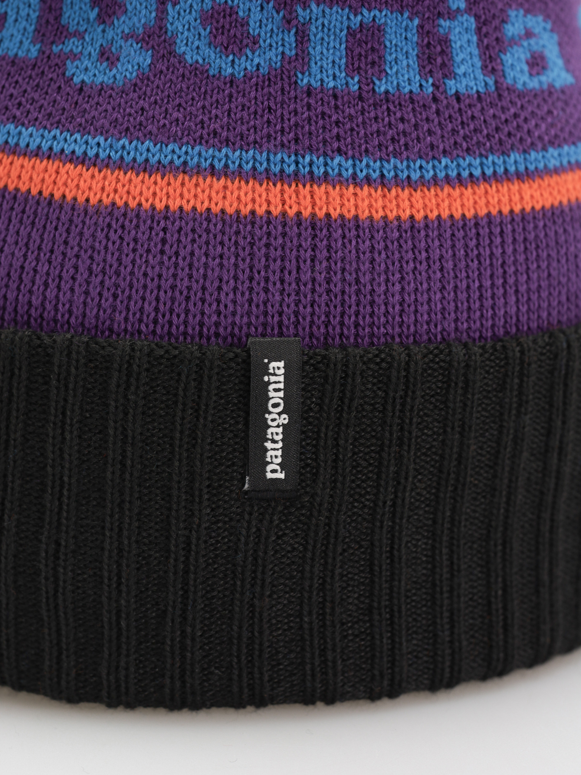 Patagonia Mütze Powder Town (park stripe purple)