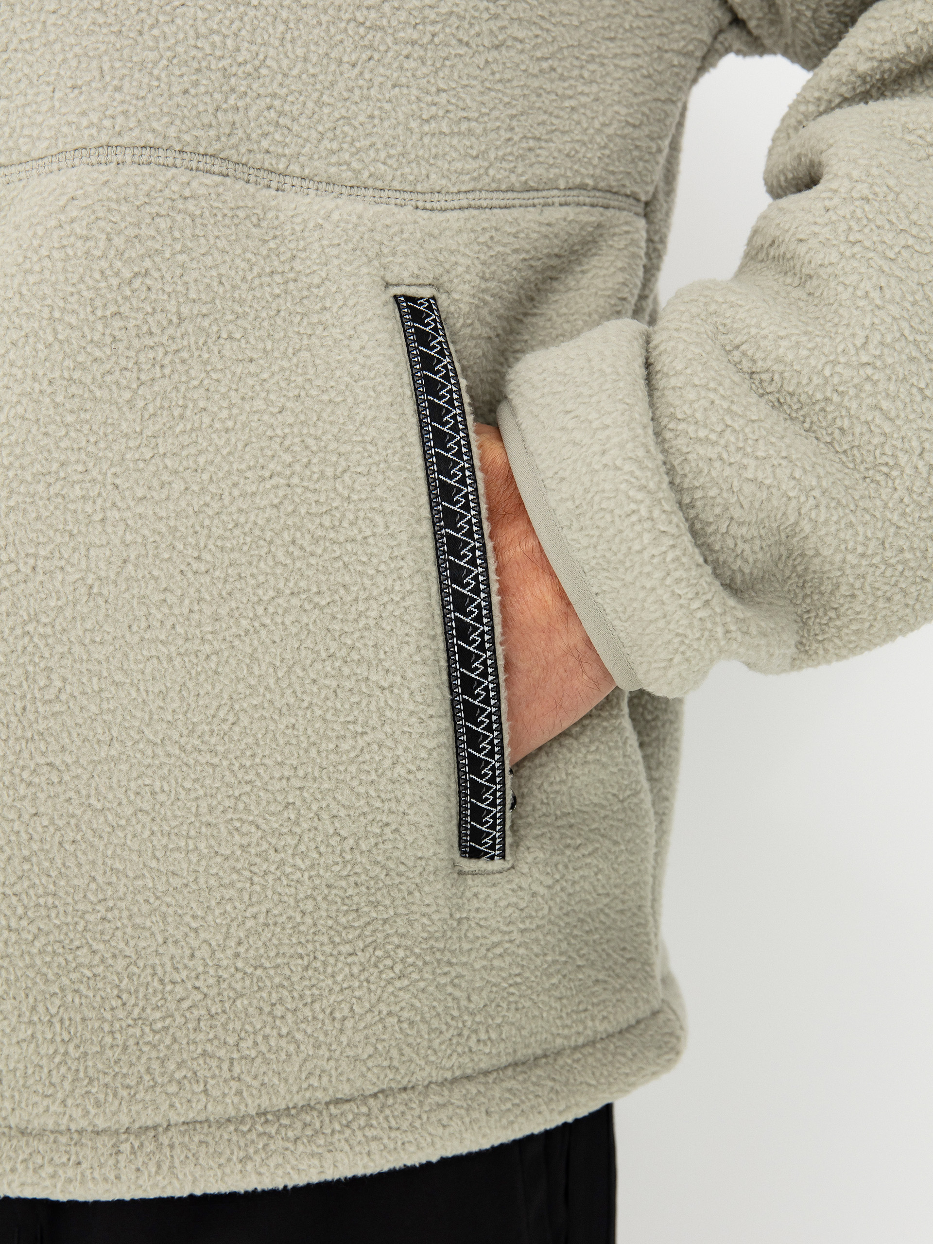 Mens The North Face Fleece  Tnf Fleeski FZ (clay grey)