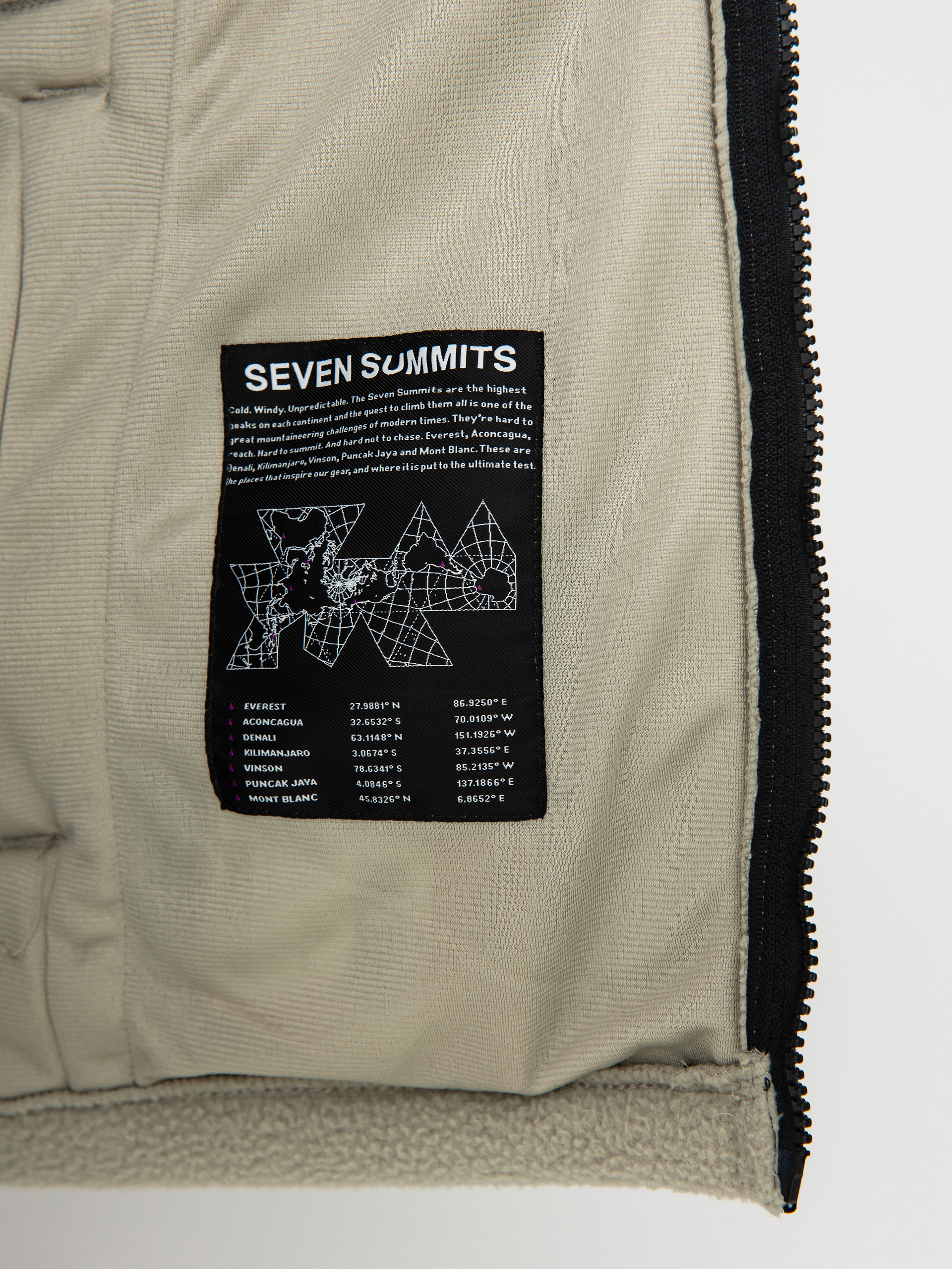 Mens The North Face Fleece  Tnf Fleeski FZ (clay grey)