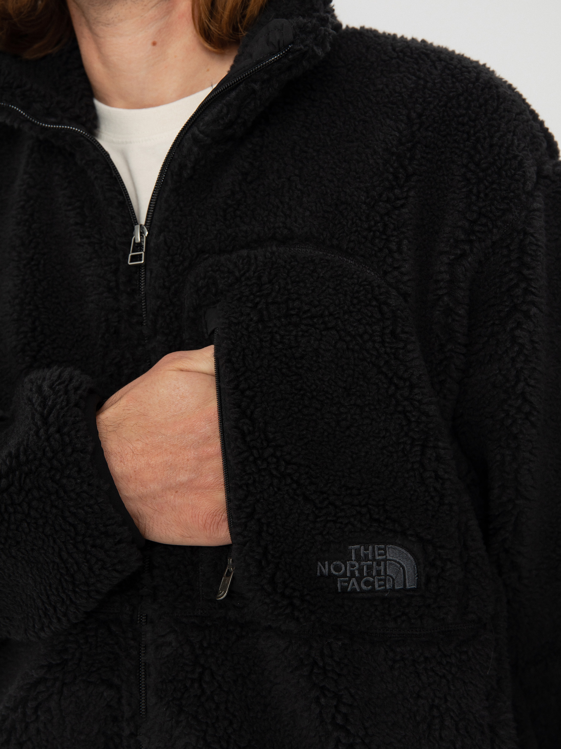 Mens The North Face Jacket Extreme Pile 2 FZ (tnf black)